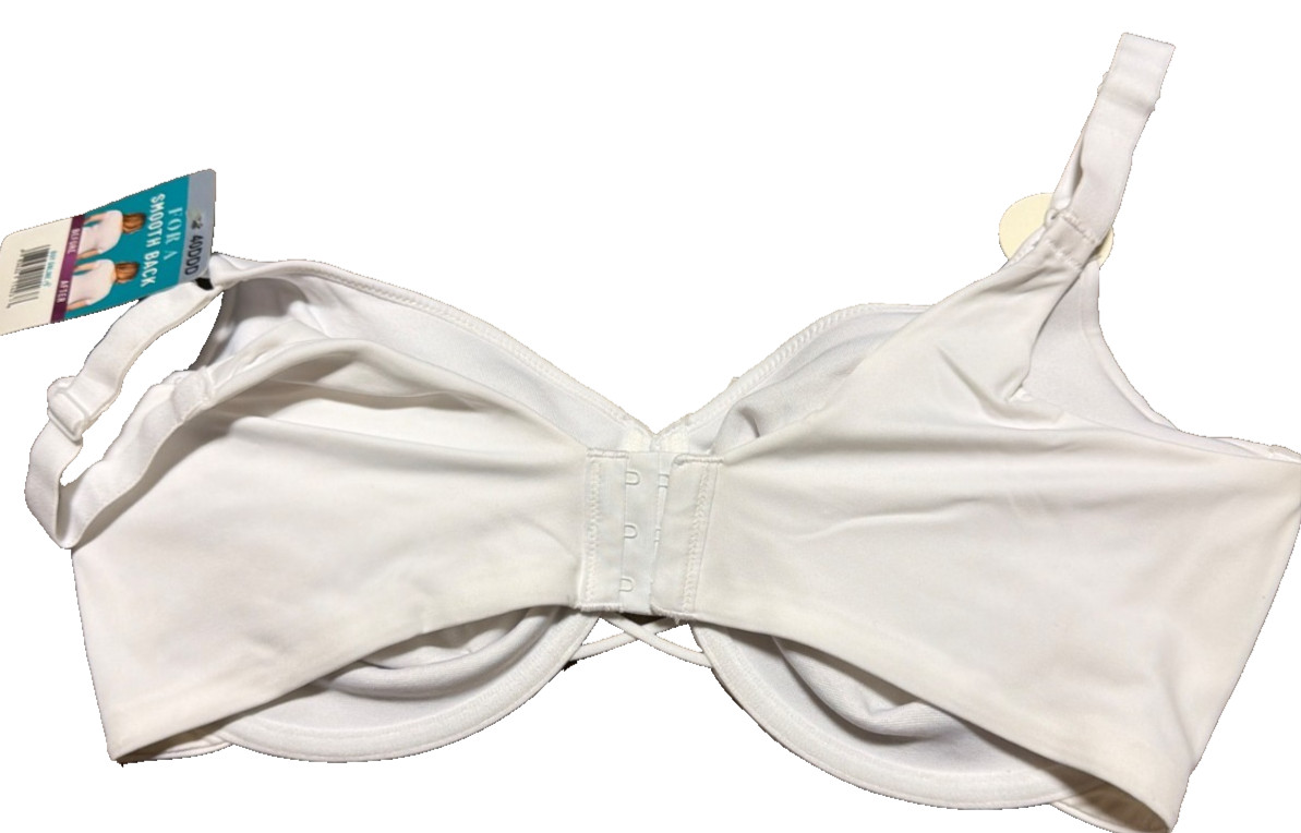 Vanity Fair Radiant Collection Underwire Bra 40DD Star White 76571 New