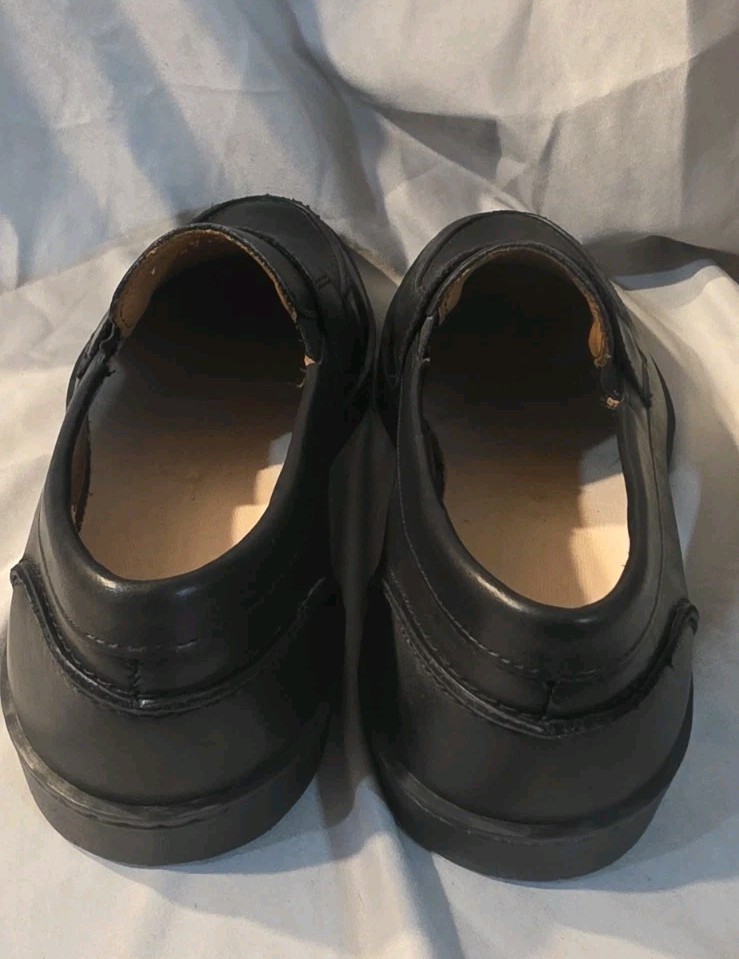 Allen Edmonds Randolph Leather Slip-on Shoes Black Men Size 7D Preowned