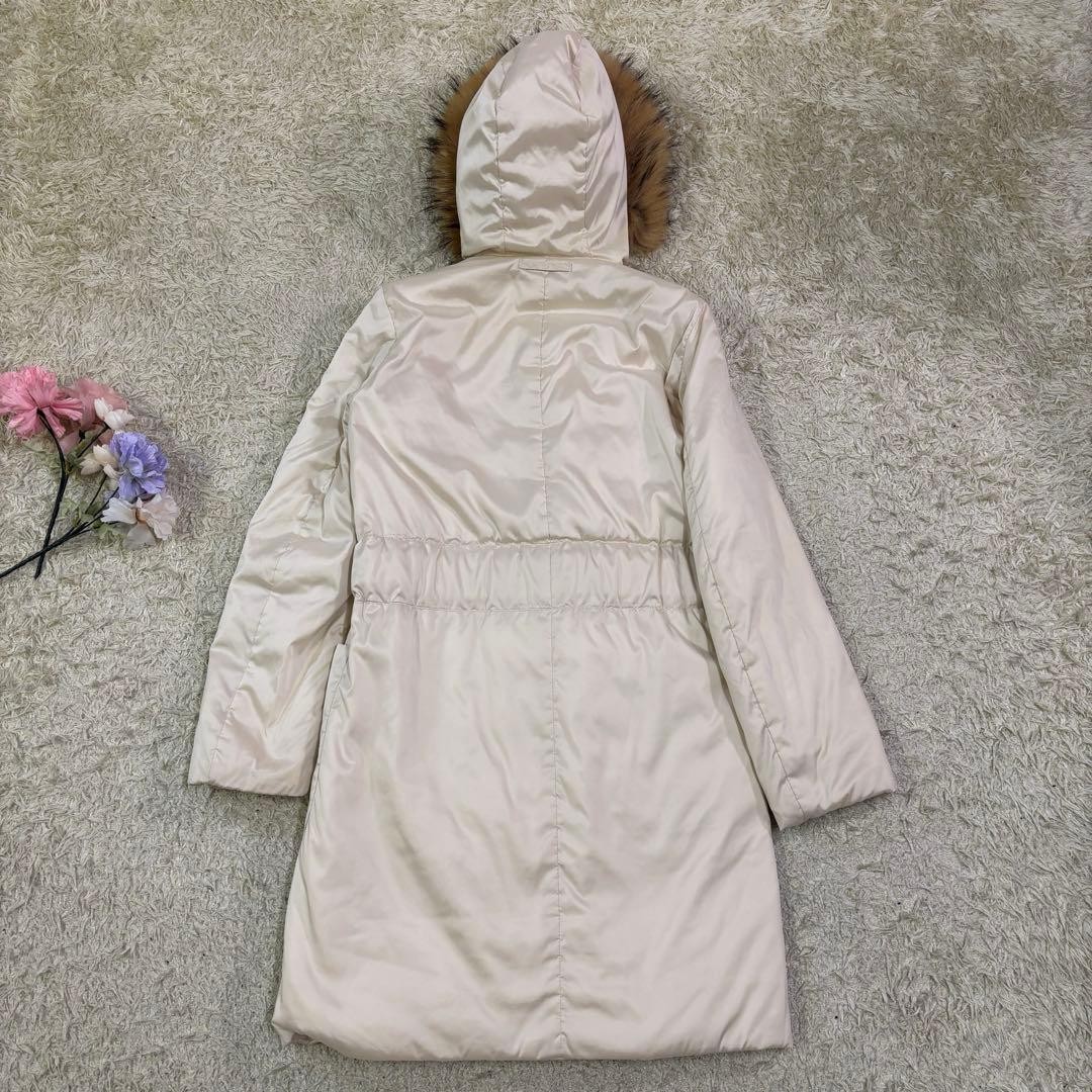 Max Mara 4-way reversible down coat for women, beige, size M.