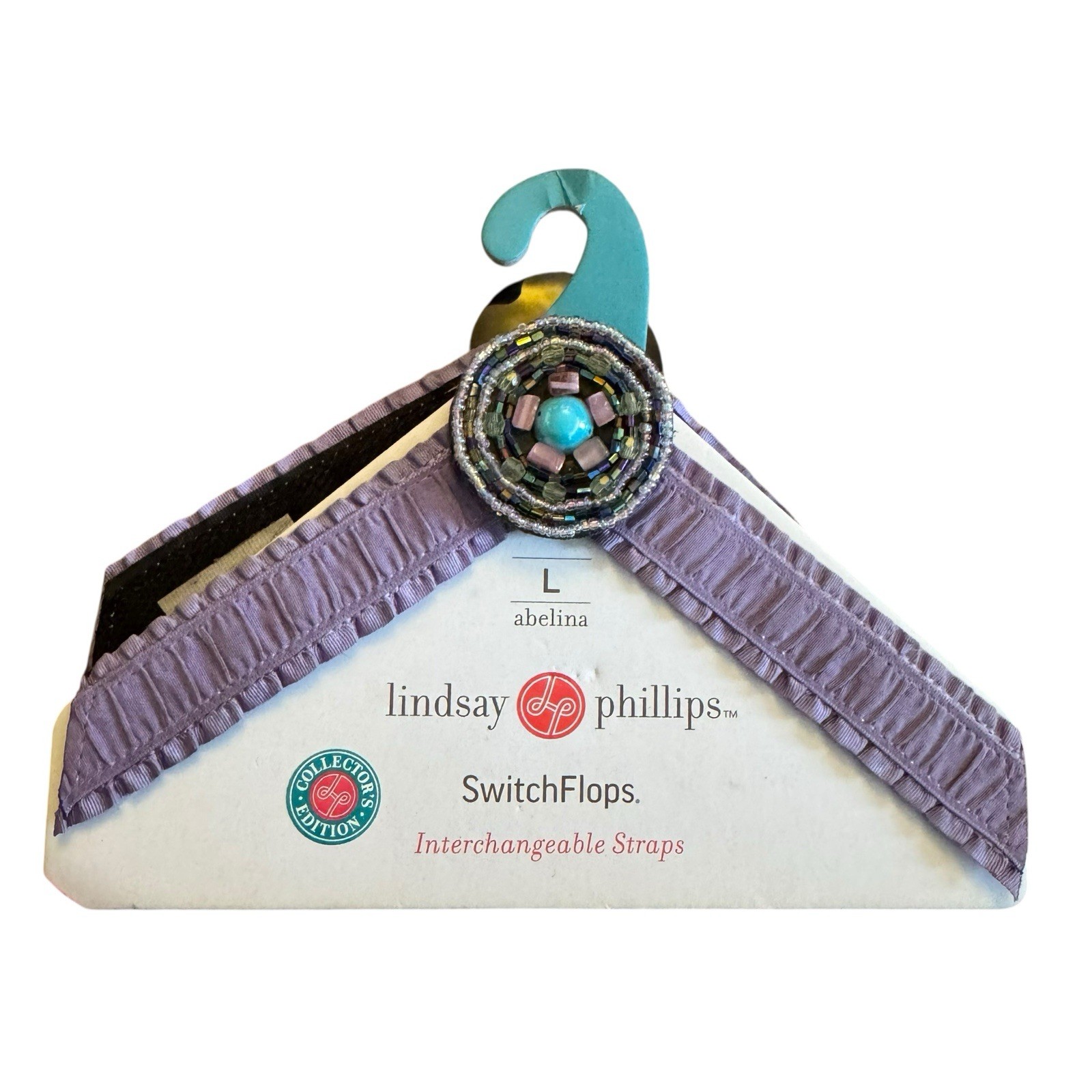 Lindsay Phillips SwitchFlops Interchangeable Straps Large 9/10/11 Abelina Sable