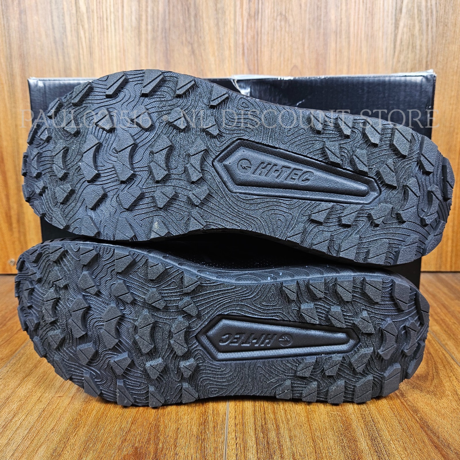HI-TEC Men’s Breathable Trail Sneakers Lightweight Shoes ~ Black ~ Various Sizes