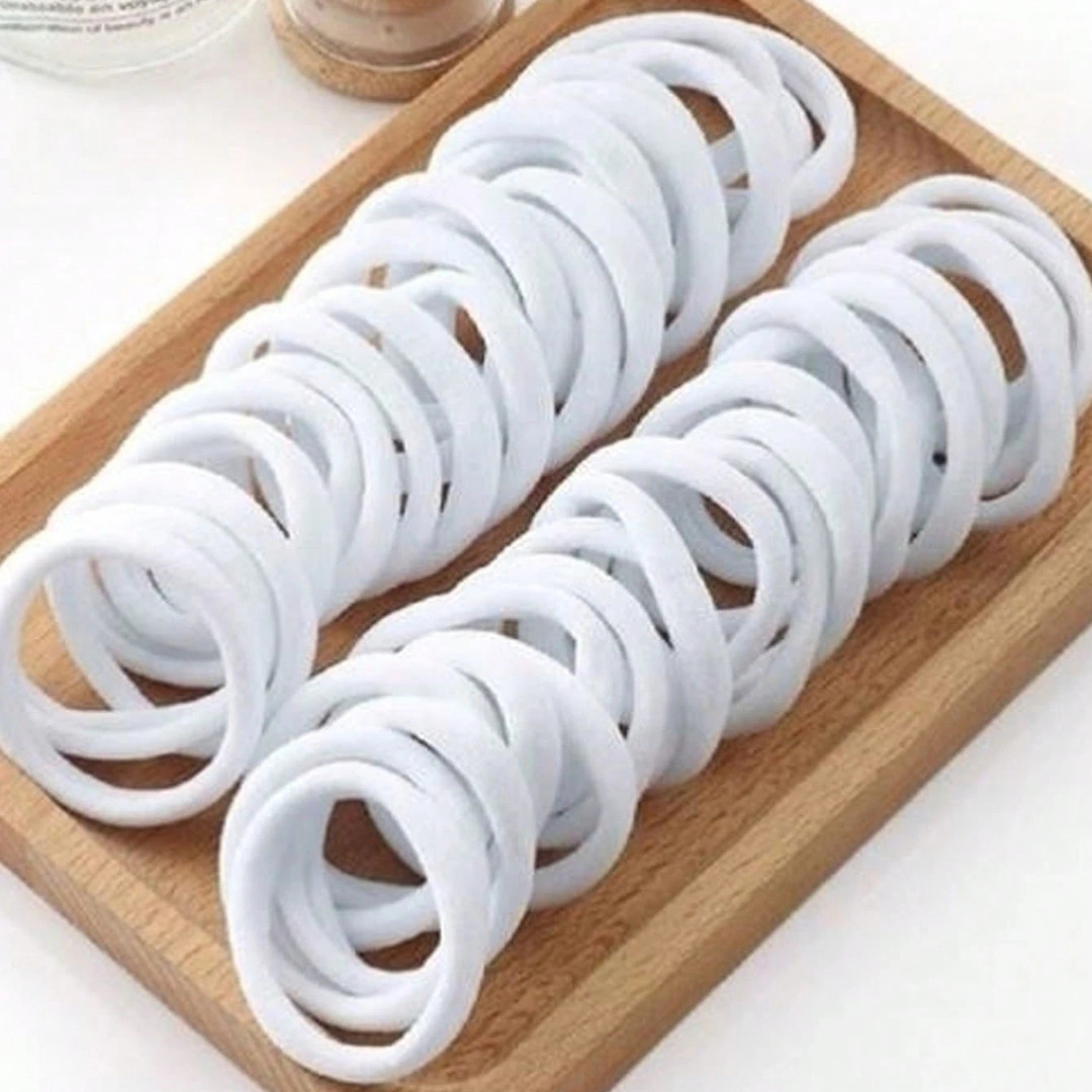 Men Women Hair Ties Soft Seamless Hair Bands Fr Thick Thin Hair Ponytail Holders