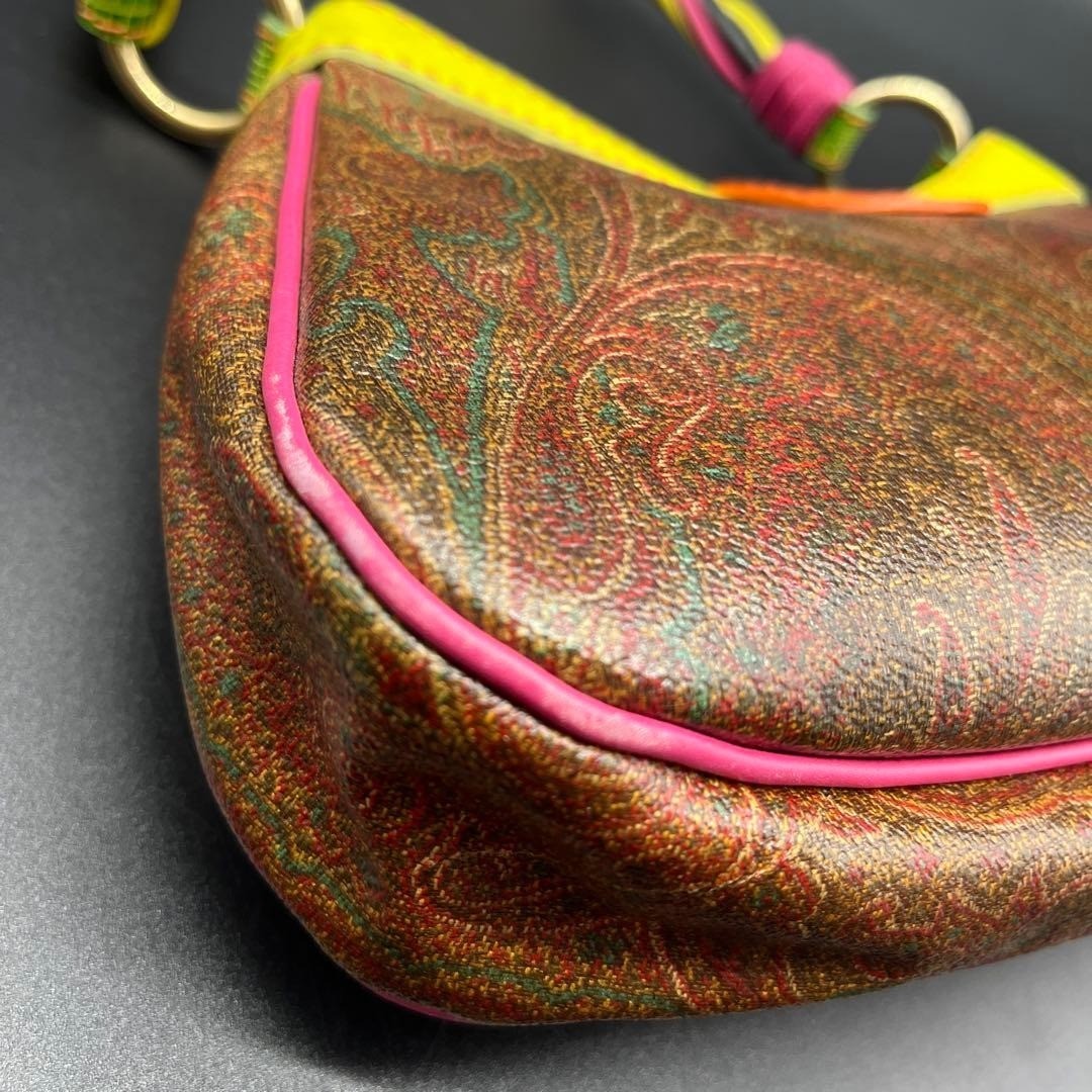 ETRO Pegasus One Shoulder Bag 7.8 in