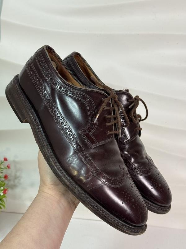 mens goodyear heels brown leather 42.5
