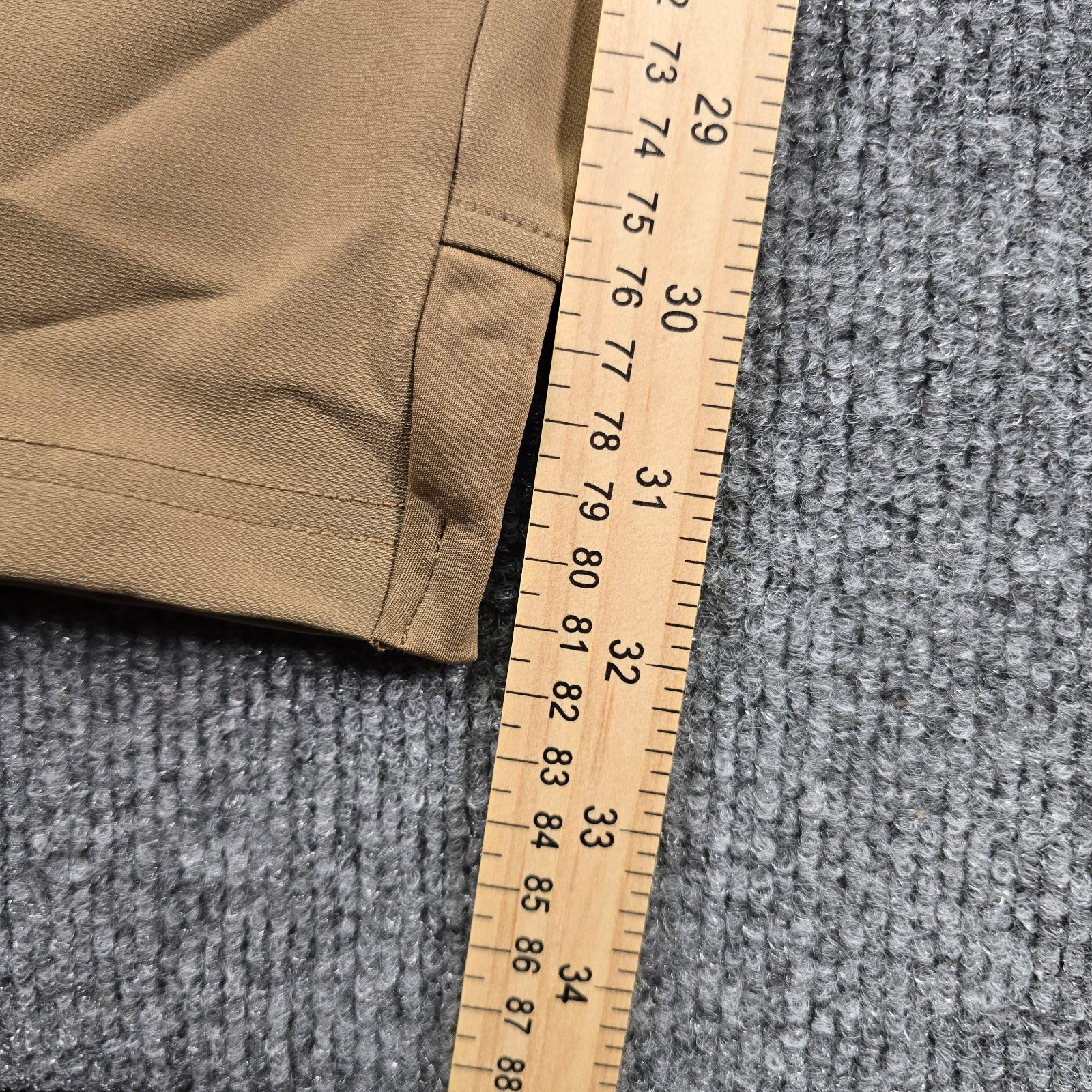 UNRL Apex Pants Mens Large Tall Desert Khaki Chino Performance Drawstring Gym
