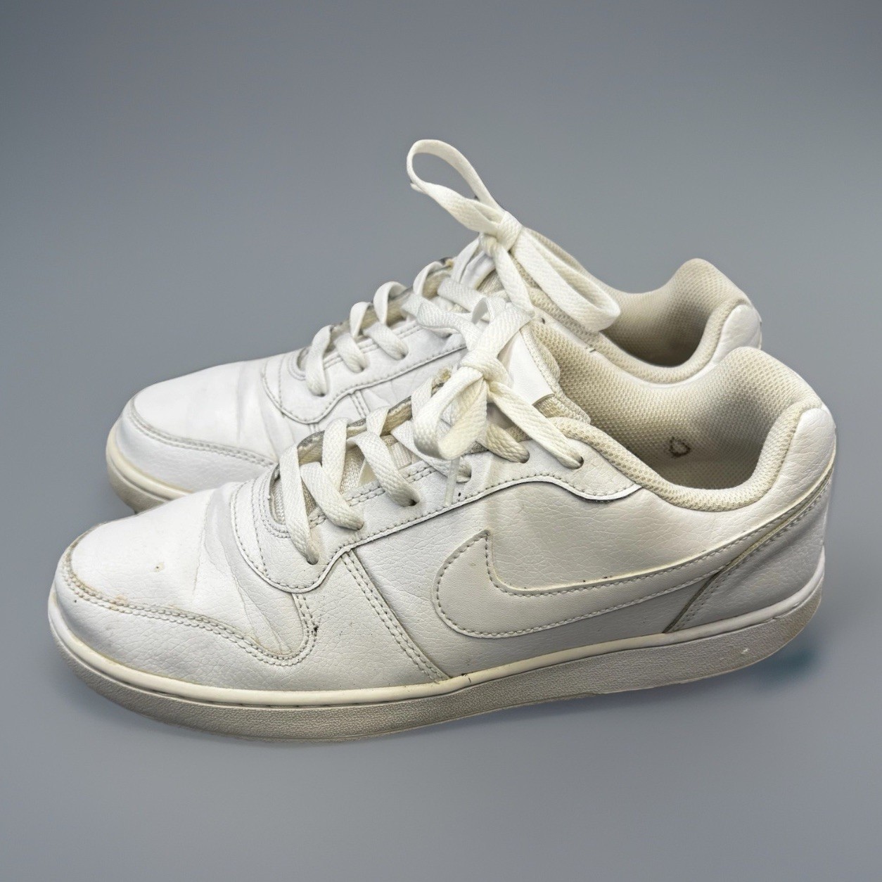 Size 10.5 – Nike Court Vision Next Nature Low Triple White