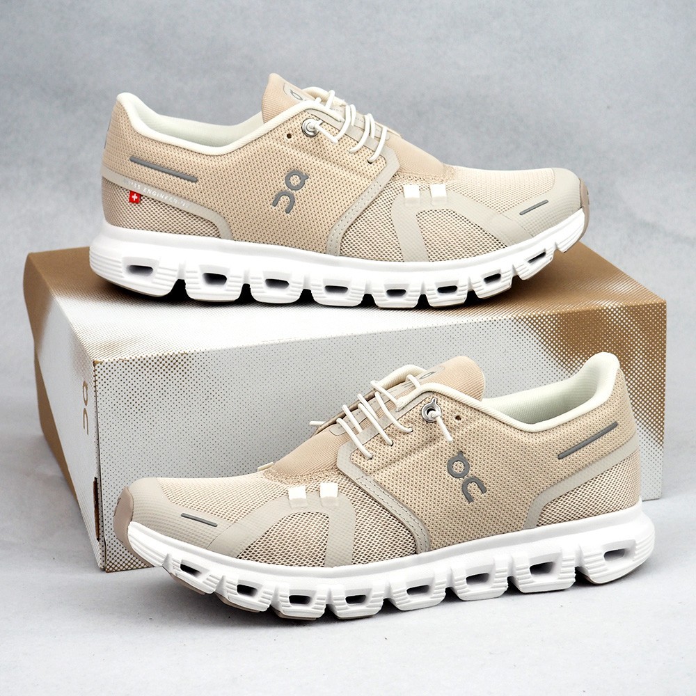 On Cloud 6 Sneakers Pearl/White Women’s Running Shoes Size 6-9.5 New in Box