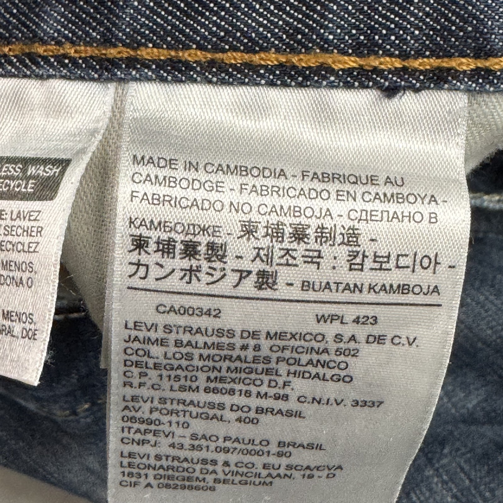 Levis Jeans Mens 30×27 Blue 527 Bootcut Denim Pants Western Faded (Tag30x30)