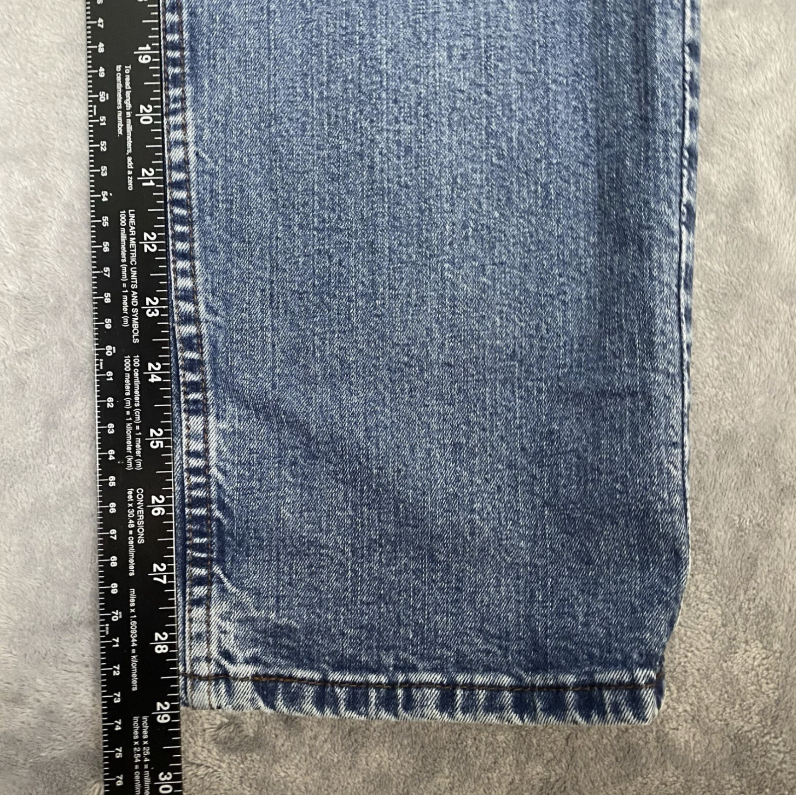Harley Davidson Jeans Womens 14P Blue Straight Leg Mid Rise Medium Wash Denim