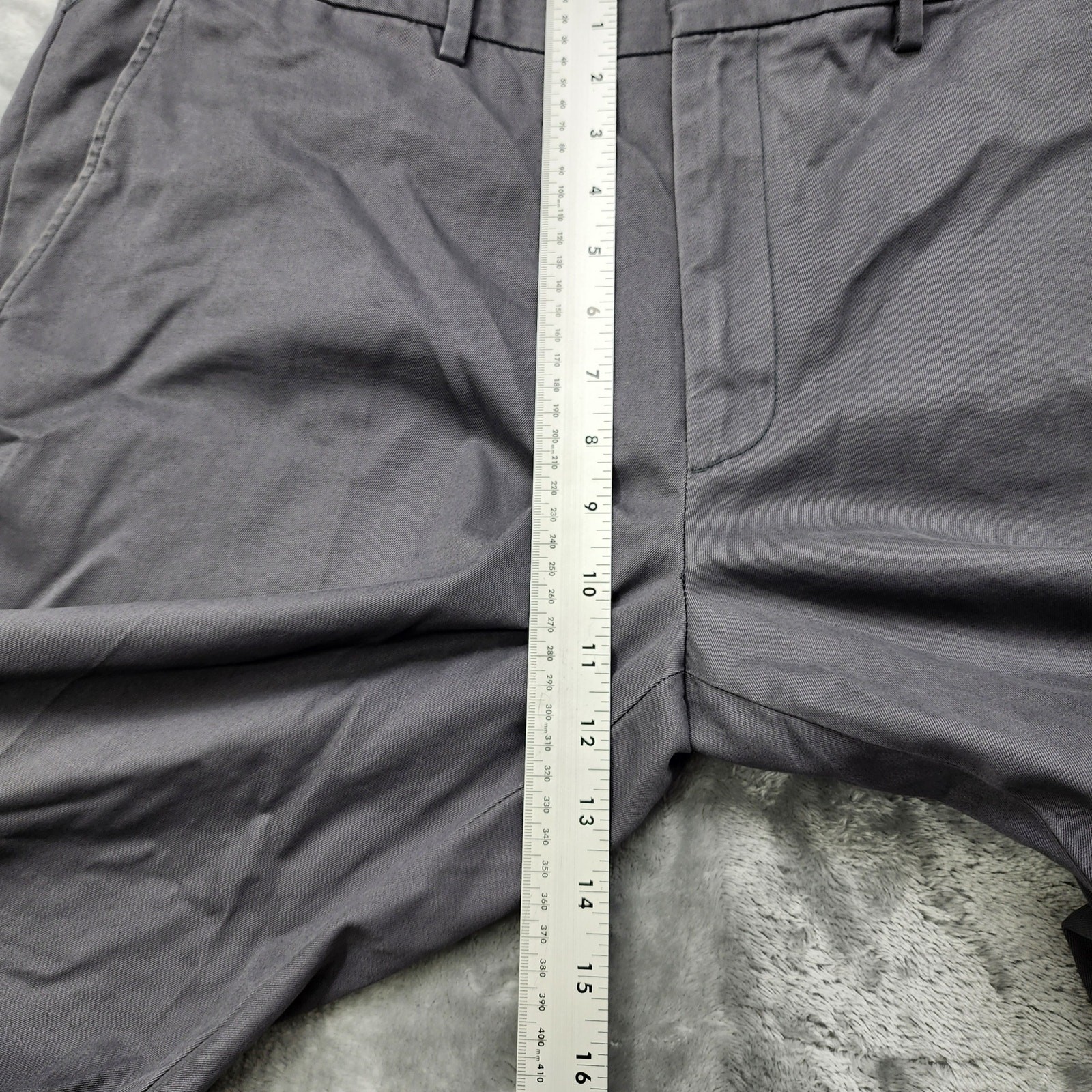 J.Crew Pants Mens 38W Gray Classic Bowery Chino Straight Cotton Preppy Office