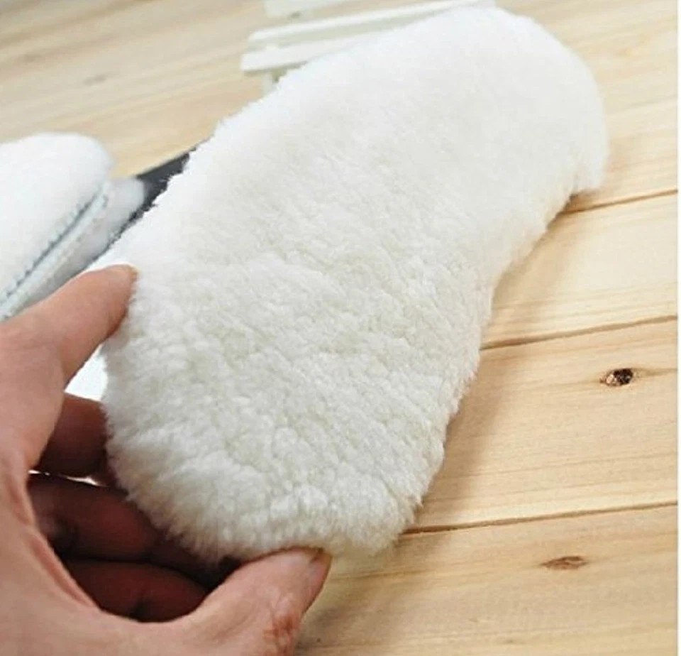 2 Pairs Sheepskin Wool Insoles Warm Soft Shoe Inserts for Men & Women US10 NEW