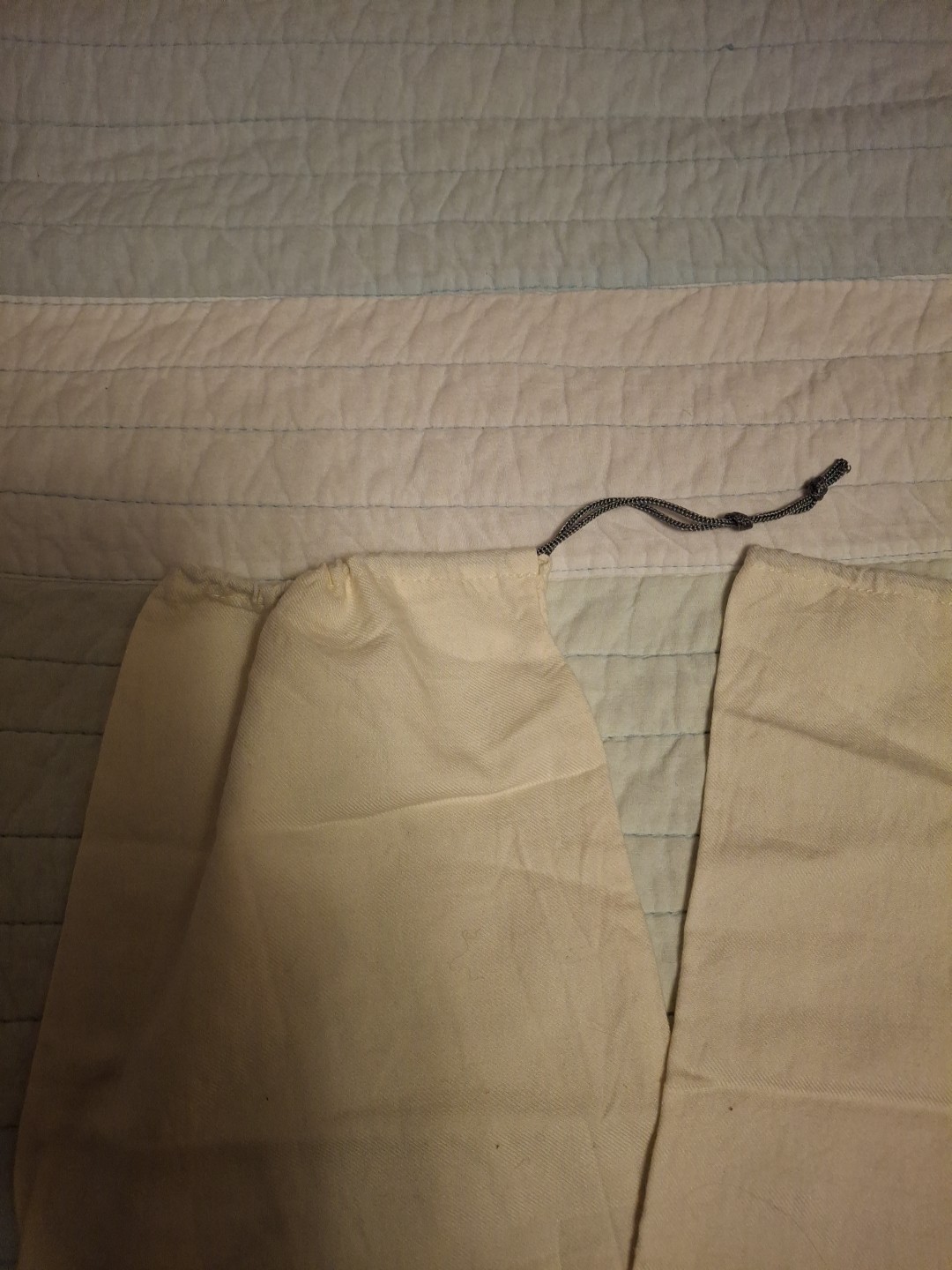Lot Of 2 Bally Shoe Dustbags or Shoe Protectors Natural Tan 12.5″x6.75″