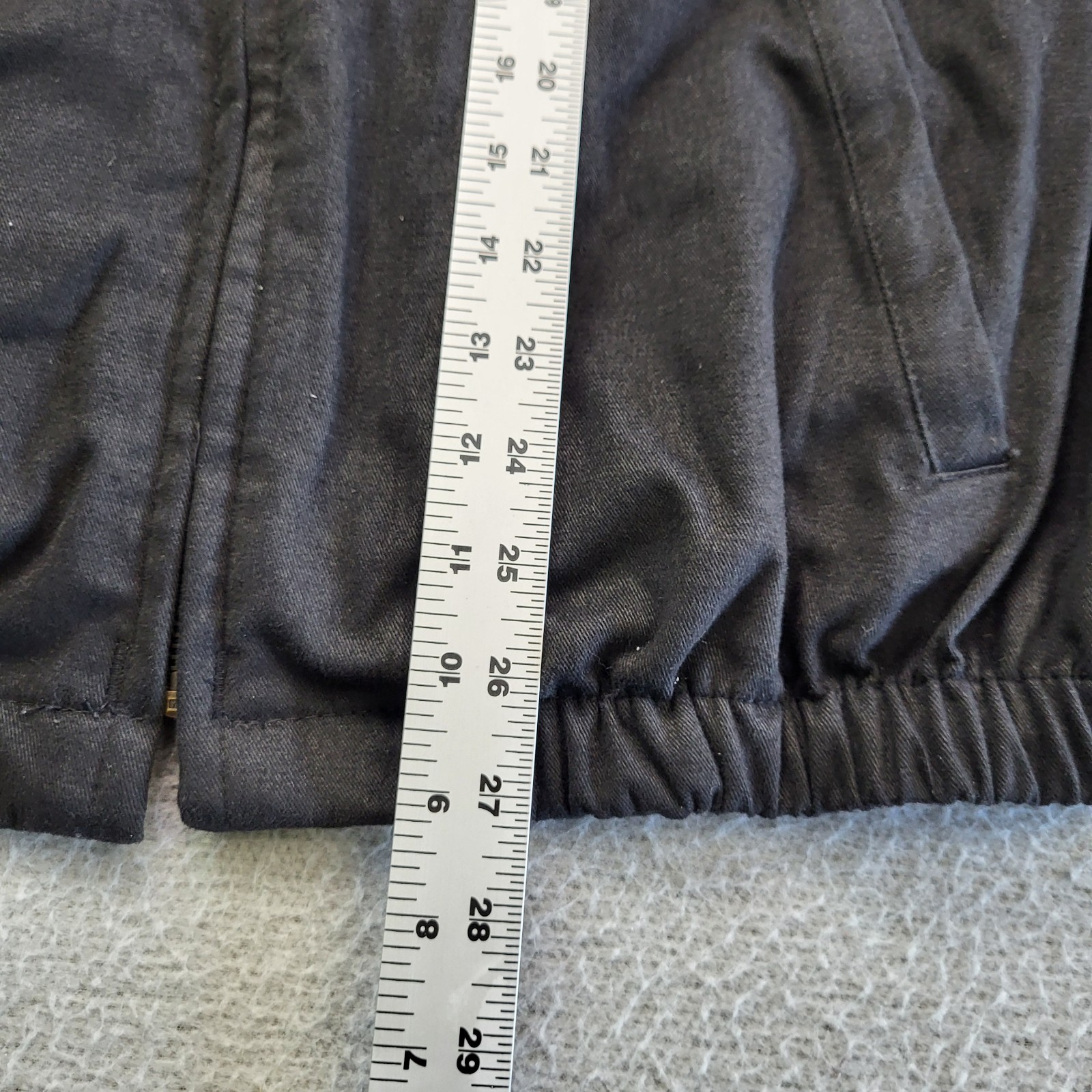 Swingster Goodyear Jacket Mens XL VTG Black Windbreaker Logo Full Zip