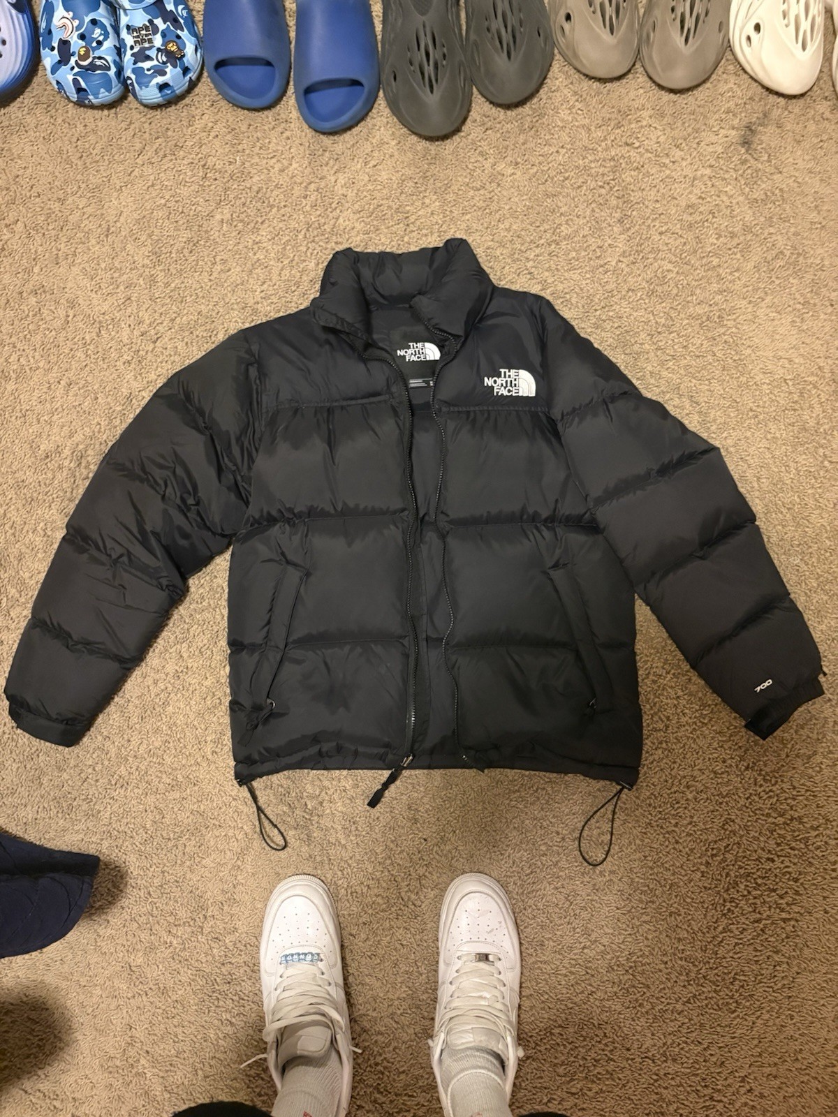 The North Face 1996 Retro Nuptse 700 Fill Down Puffer Jacket Black Men’s Medium