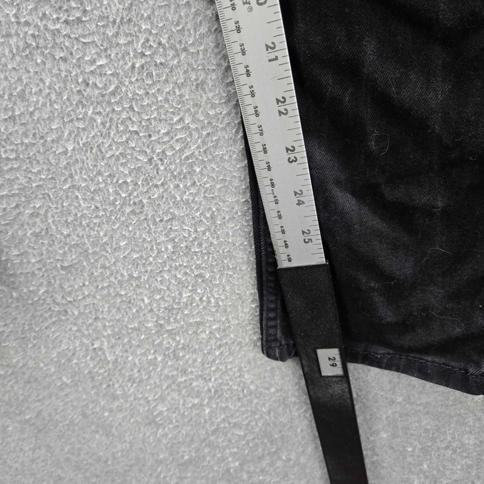 Levi’s 510 Men Jeans 34X32 Black Denim Skinny Fit 29″ Inseam Mid Rise Pockets