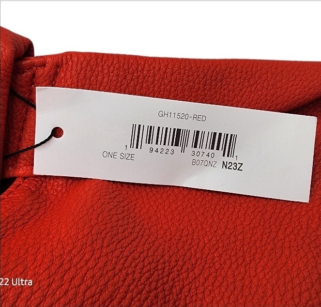 The Drop Women’s Avalon Small Tote Bag Red 100% Polyurethane Small Wrist Purse