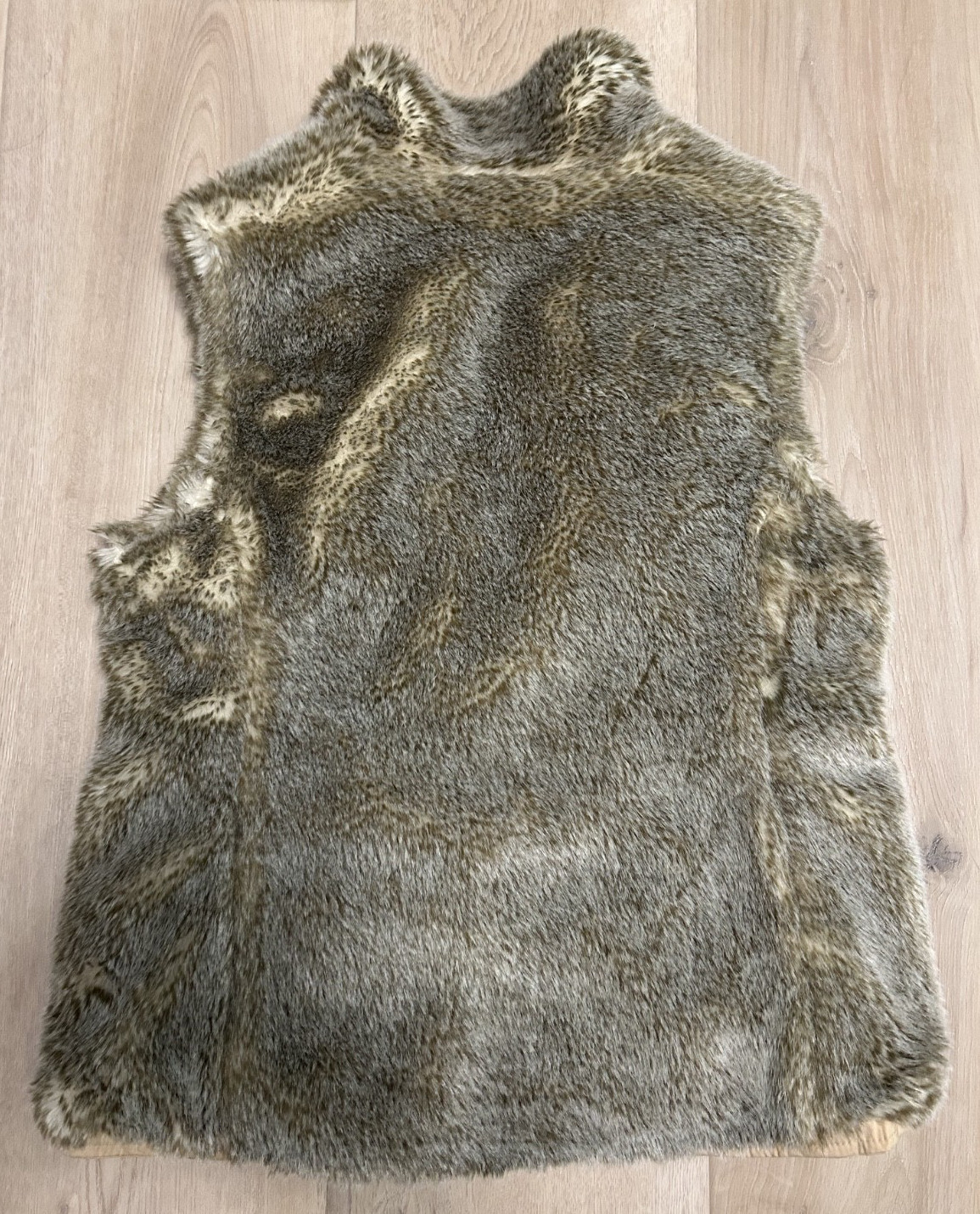 Women’s YKK I.D. On Zipper Soft Fur Zip Front Vest Jacket, See Image For Size