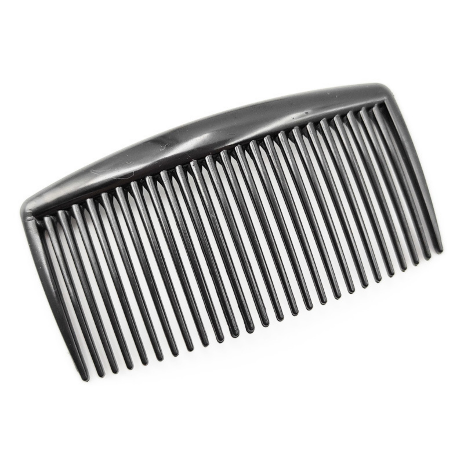 10pcs Black Hair Side Combs 75x40mm Large Plastic Combs for Women’s Updos Craft