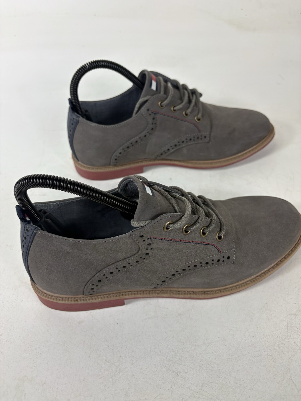 TOMMY HILFIGER Michael Pearl Boys Oxford Grey Lace Up Shoes Size 5