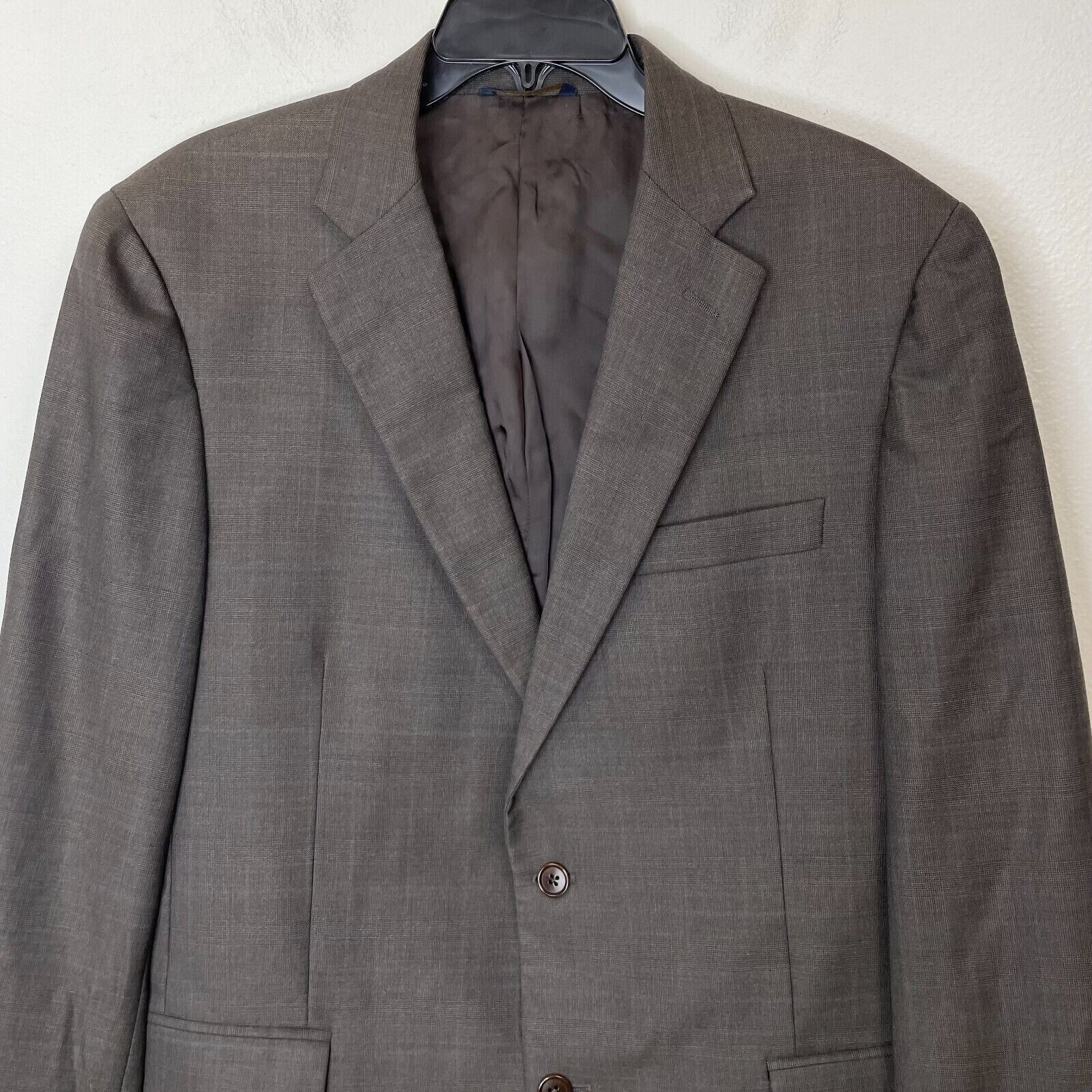 Brooks Brothers 1818 Madison Wool Suit Jacket Size 42L Estato Trabaldo Togna