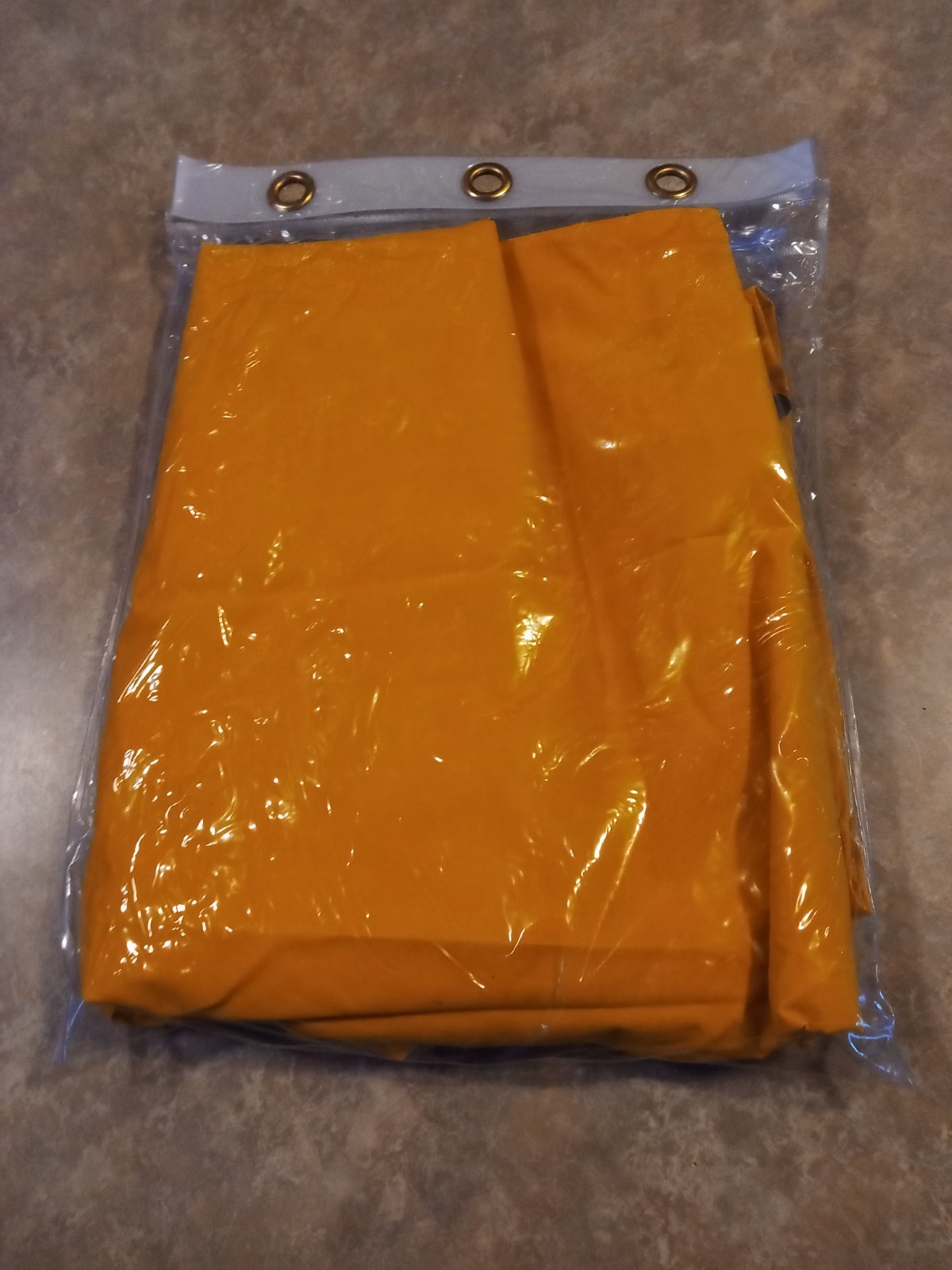 Boss PVC- Polyester Yellow Waterproof Rain Bib Overalls XL