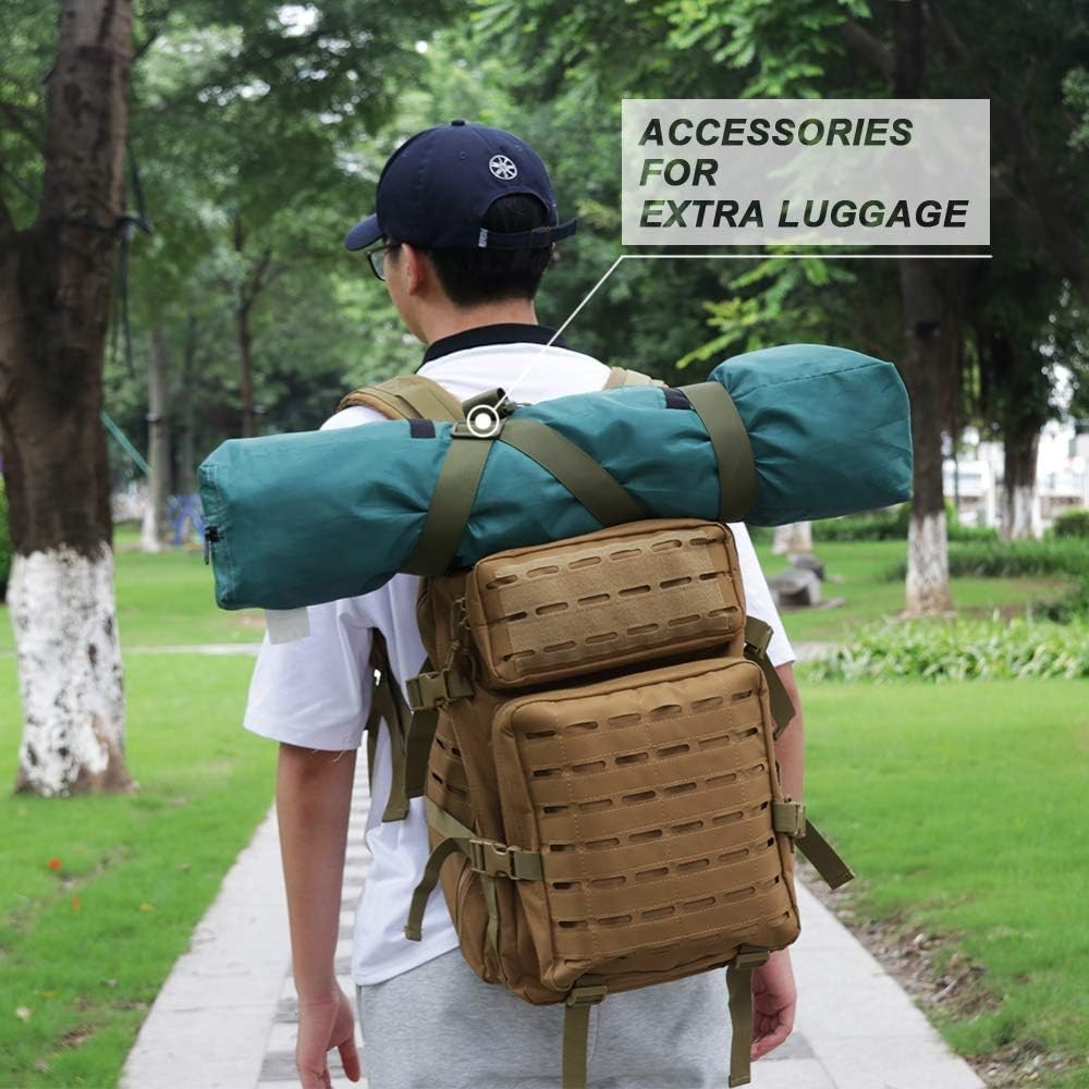 1.5″ Utility Straps with Buckle Adjustable, 4-Pack (Army Green, 9.5 feet Long
