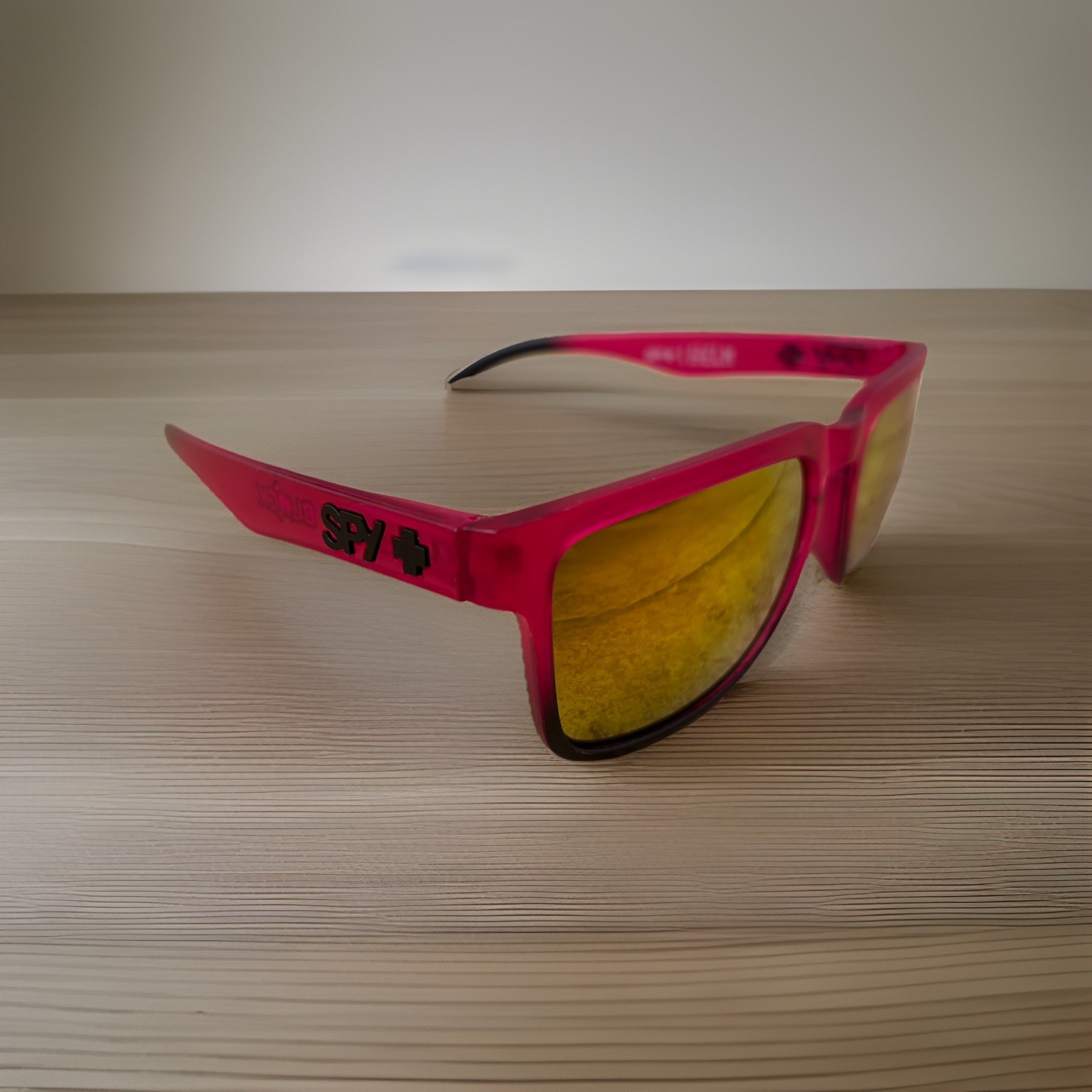 New SPY+ Helm Sunglasses Black Pink Frame Mutli color Lense UV400 Unisex