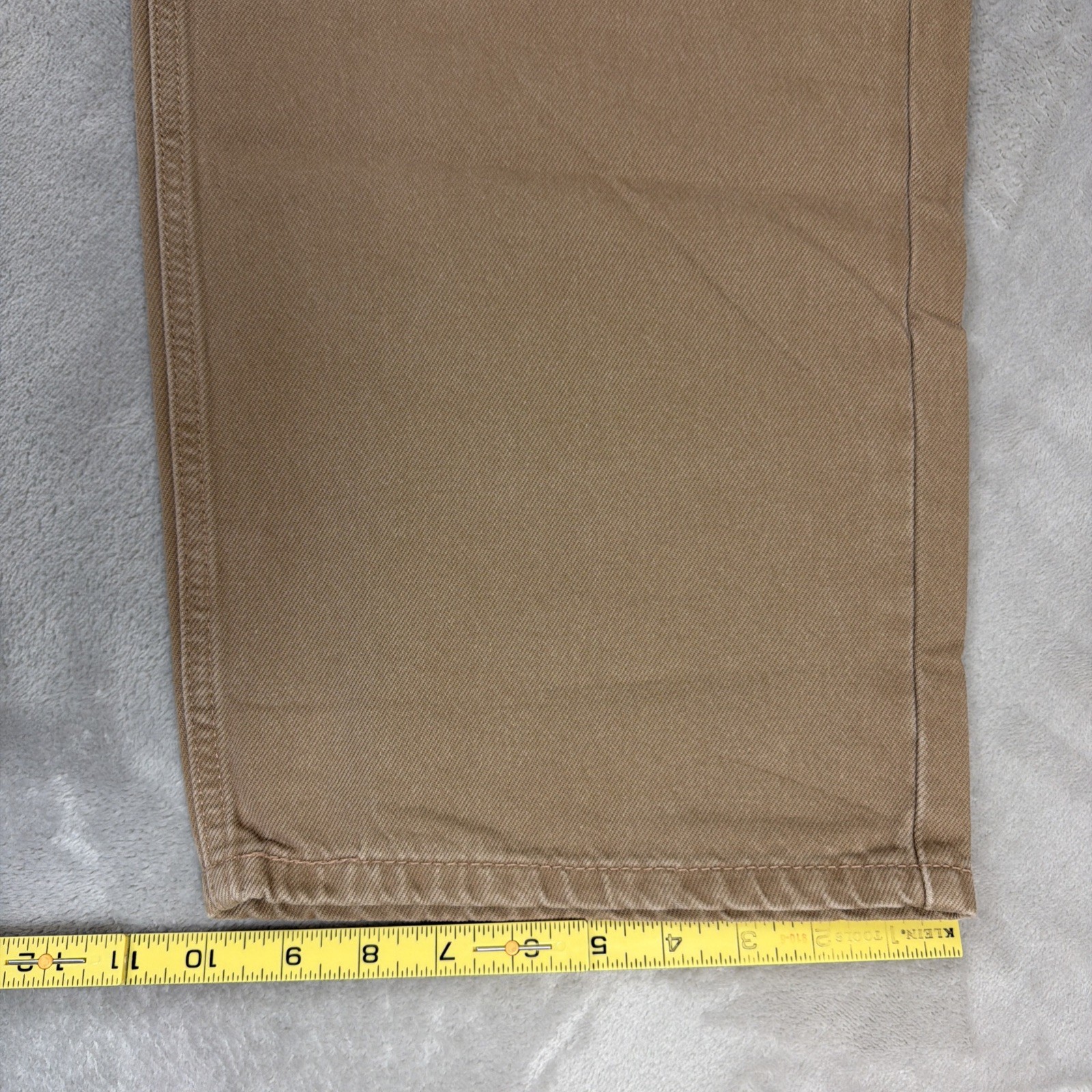 Levi’s 578 Baggy Denim Jeans Men’s Size 36×32 Tan/Khaki Cotton