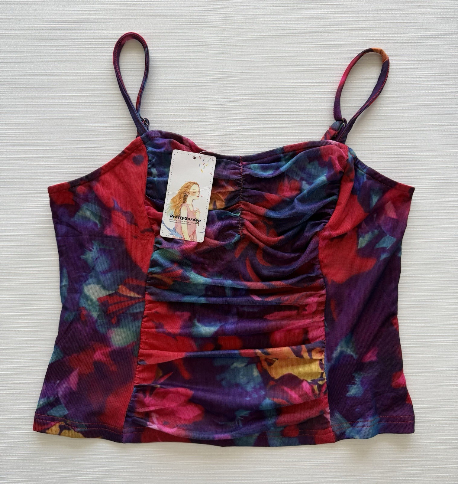 2Pc Women’s Tops Bundle Prettygarden & Skyzoo Floral Size Large NWT