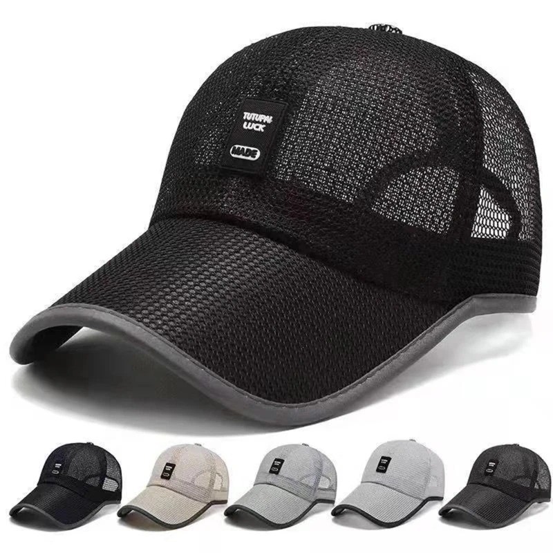 Men’s Breathable Mesh Baseball Cap Summer Outdoor Hat Trucker Cap Gym Fun Gift