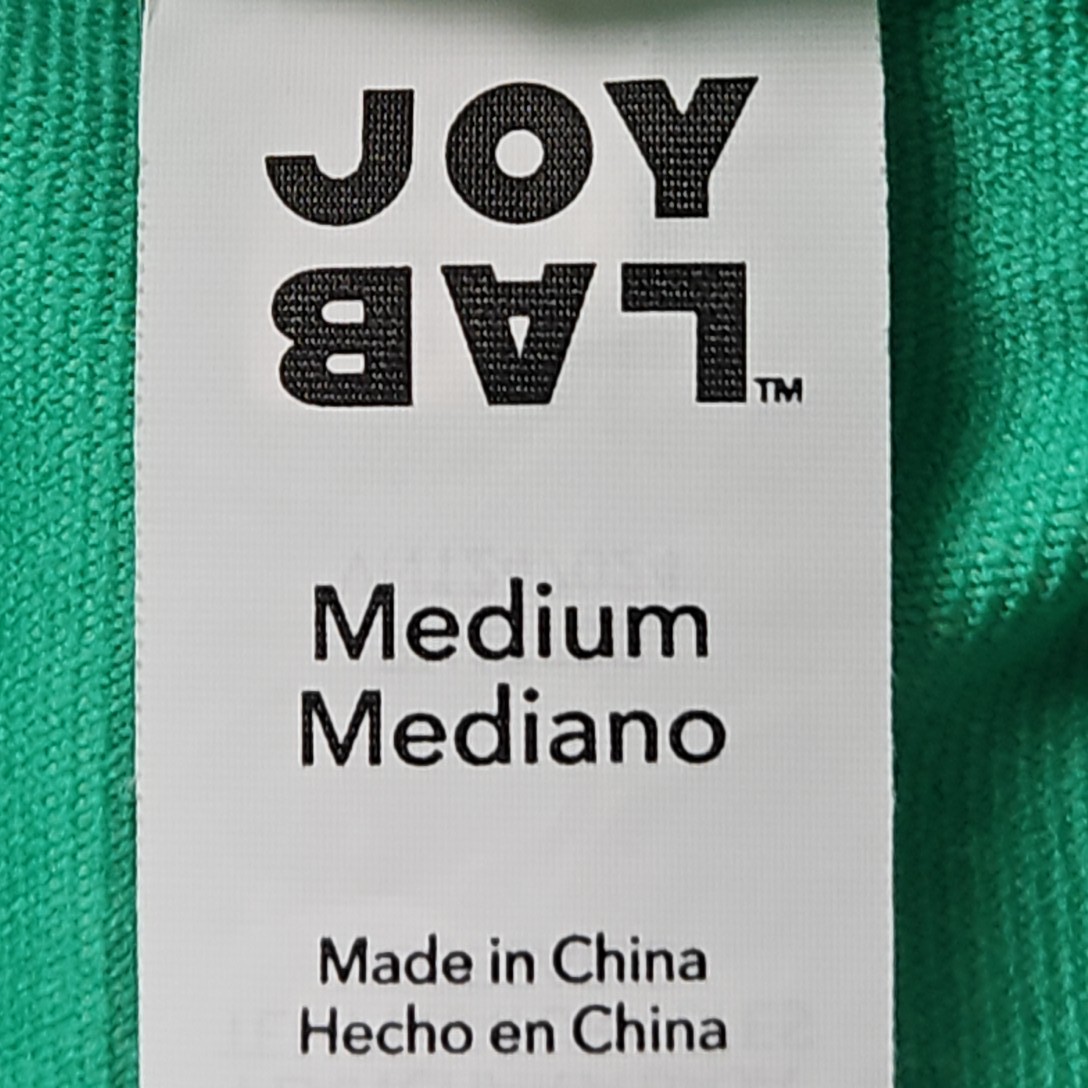 Joy lab Pants Womens Medium Green Leggings Compression Gym Activewear