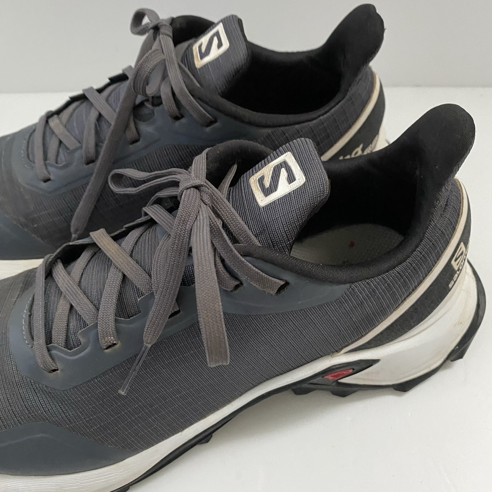 Salomon Alphacross Men’s US 8.5 EU 40 2/3 Grey Hiking Trail Running alpha cross