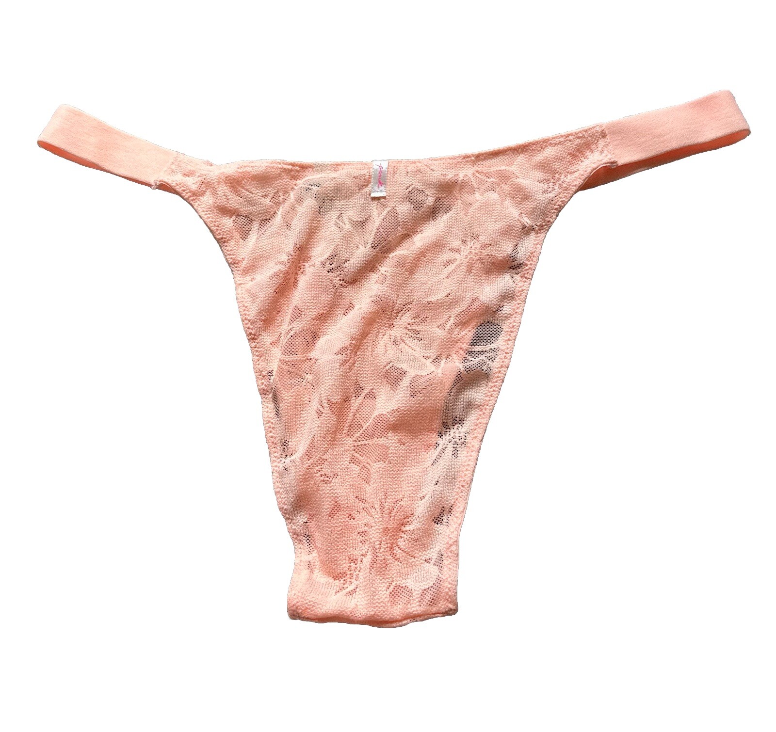 PINK Victoria’s Secret Itsy/Mini Panty Peach Large NWT