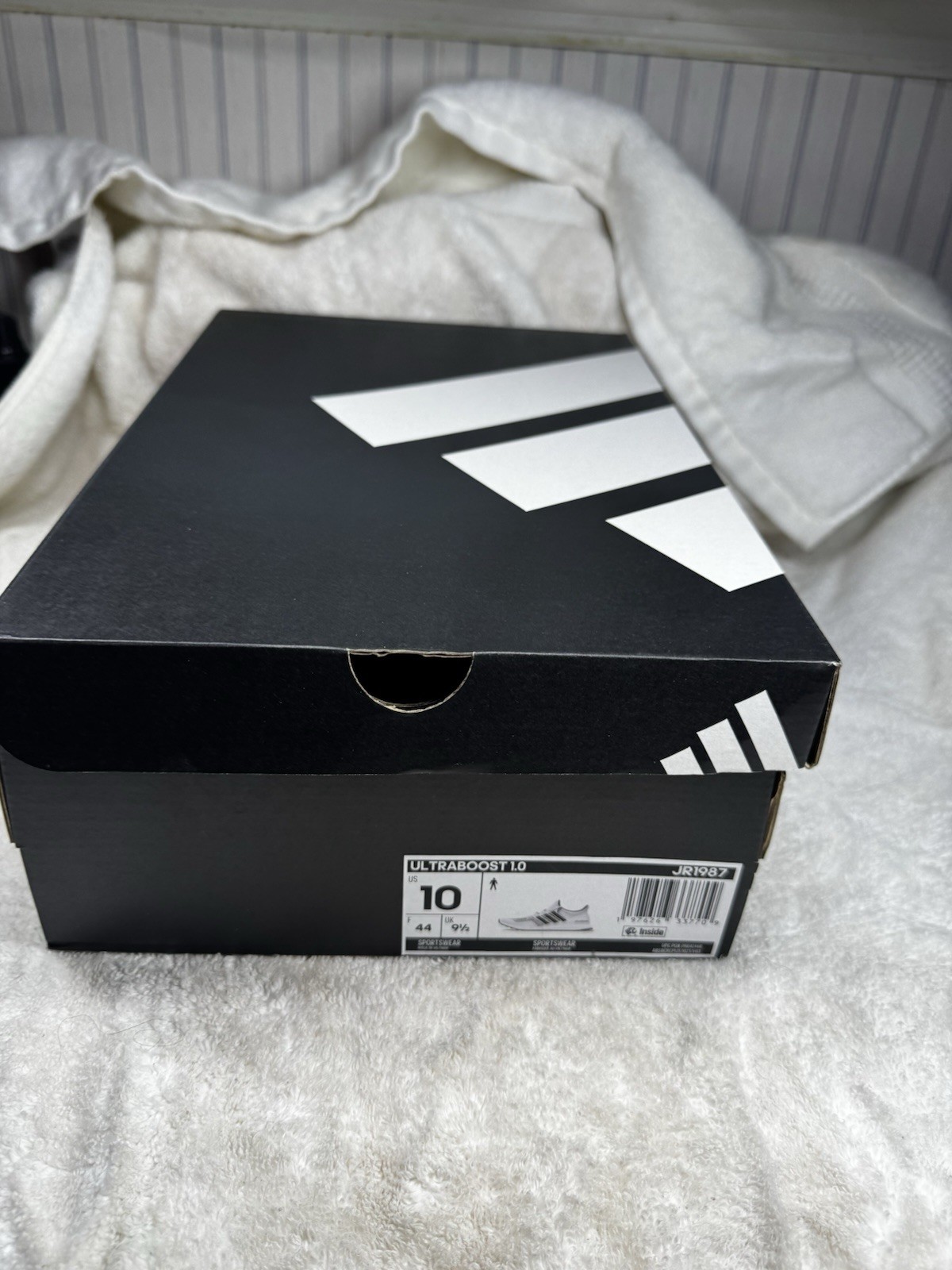 Size 10 Men’s – adidas UltraBoost 1.0 White Black