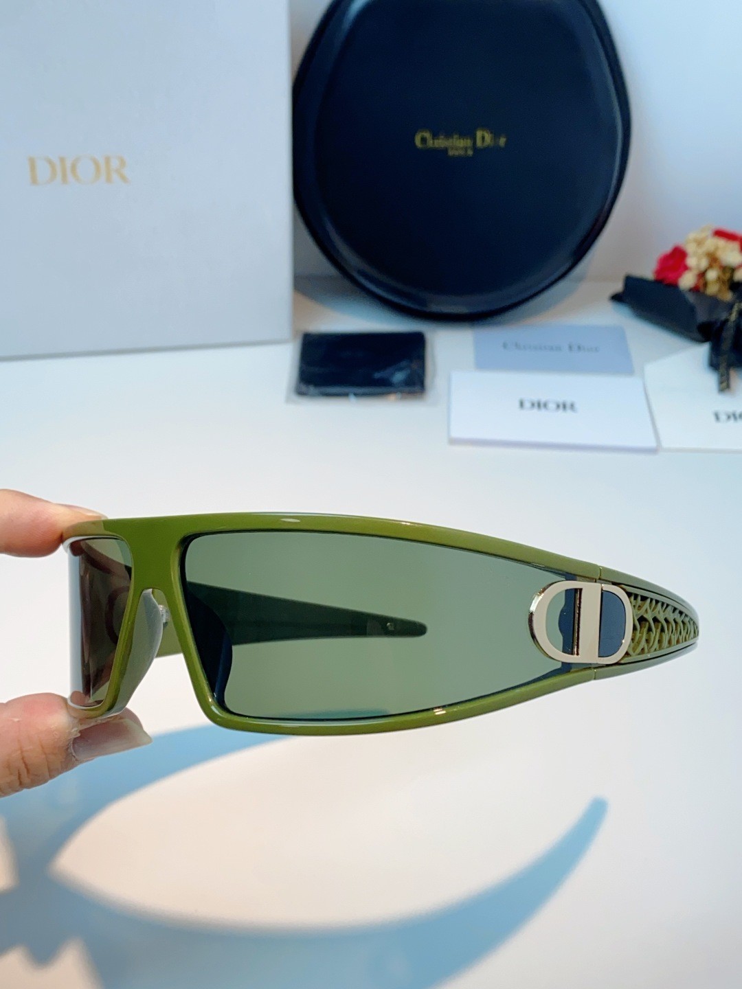 Dior VERYDIOR M1U Pilot Sunglasses Multi-Use Headband Shades Unisex 91-11-125mm