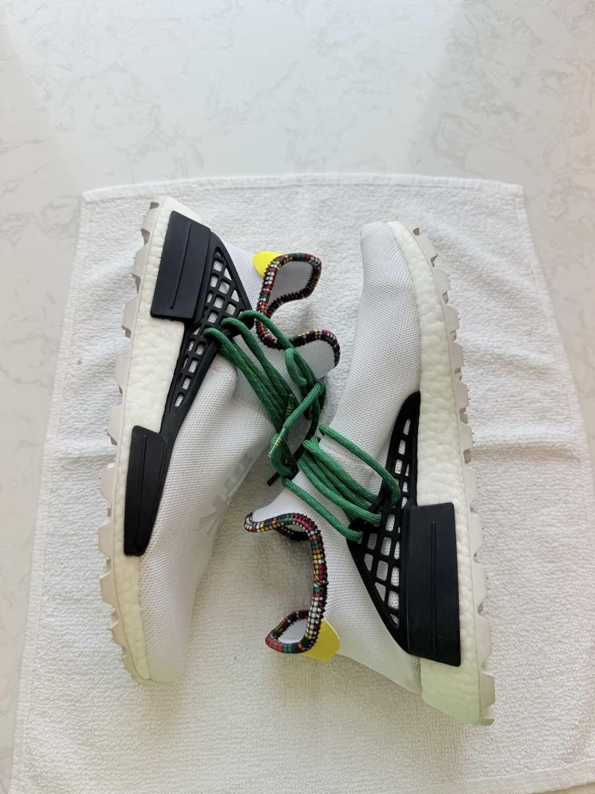 adidas Pharrell NMD Human Race Inspiration Pack Low-Top White Green EE7583