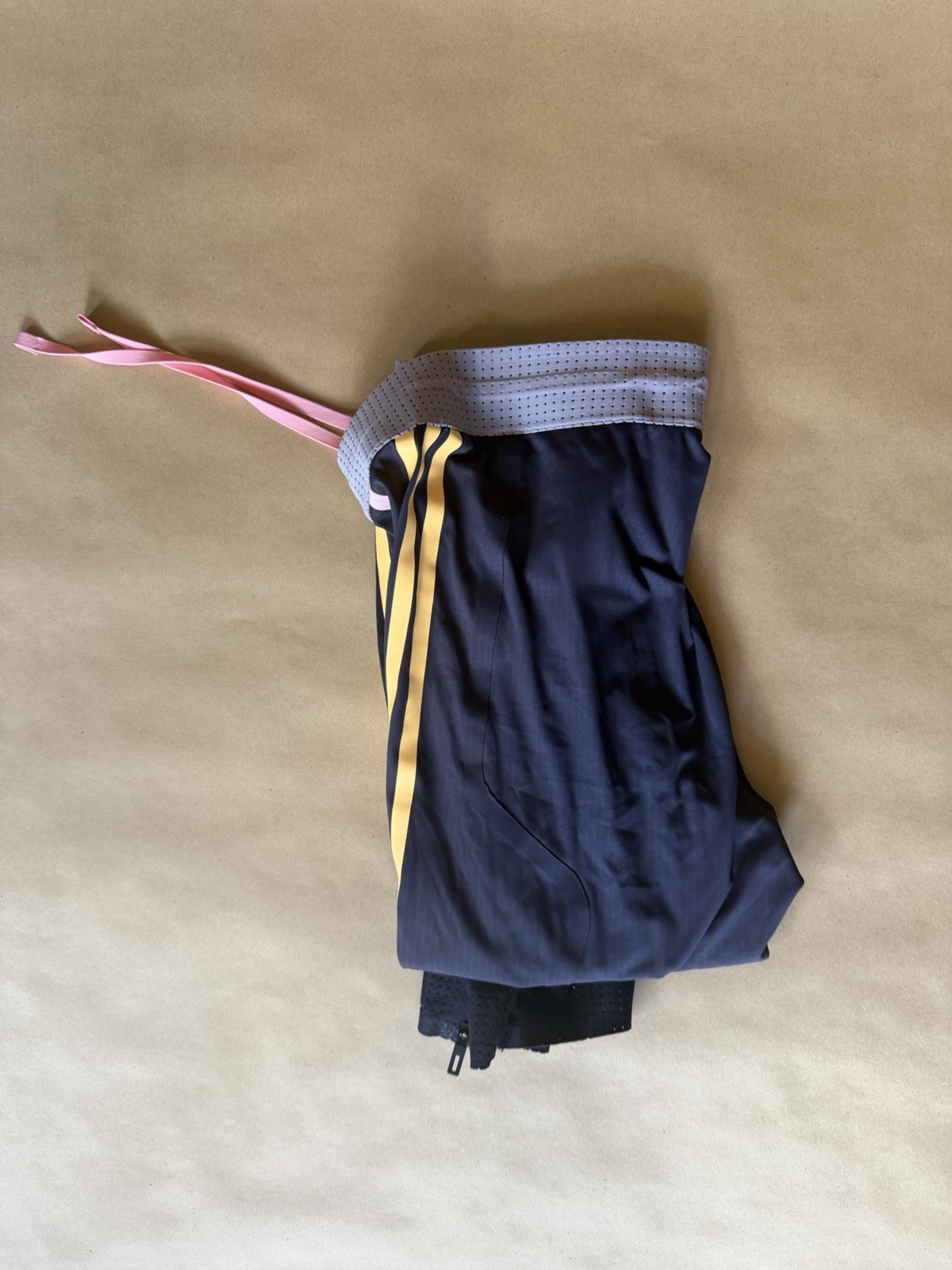 ADIDAS 2024 Pro Elite Team Long Tights Pants Mens MEDIUM Purple Yellow