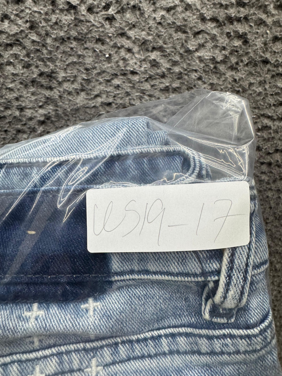 Ksubi Van Winkle RAF Repaired Button-Fly Skinny Jeans Light Wash Mens Size 33