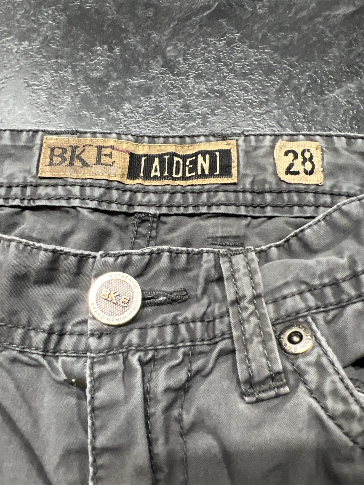 BKE Aiden Mens Gray Lightweight Jeans Size 28/32 100% Cotton
