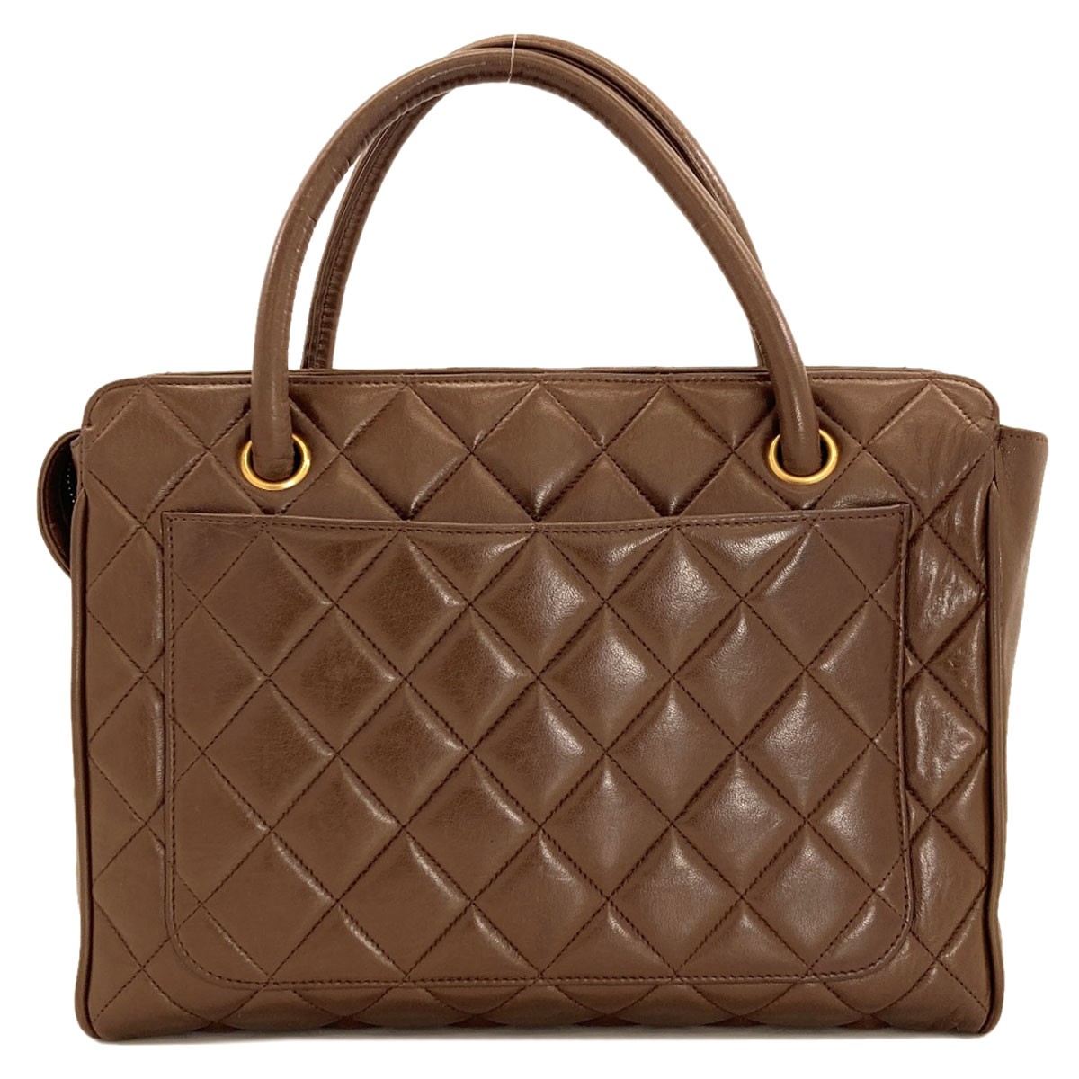 CHANEL Matelasse GoldHardware Tote Bag Lambskin Ladies [Used]
