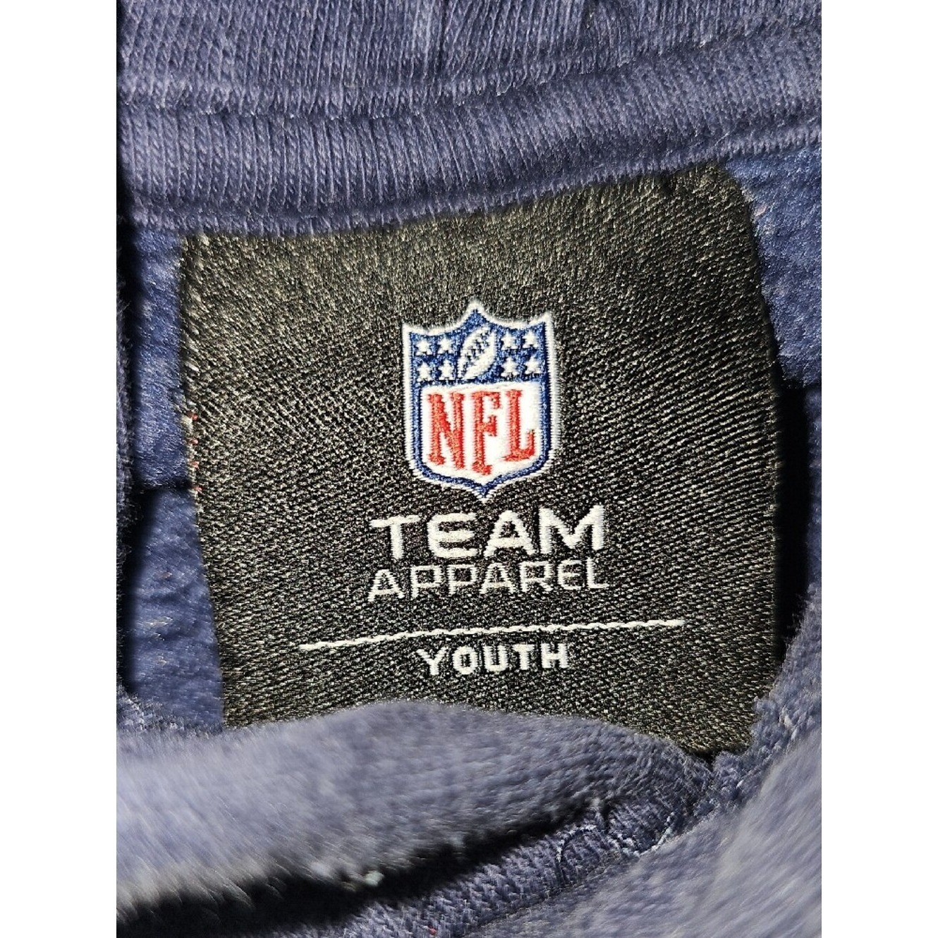 NFL Team Apparel Youth Hoodie – Navy