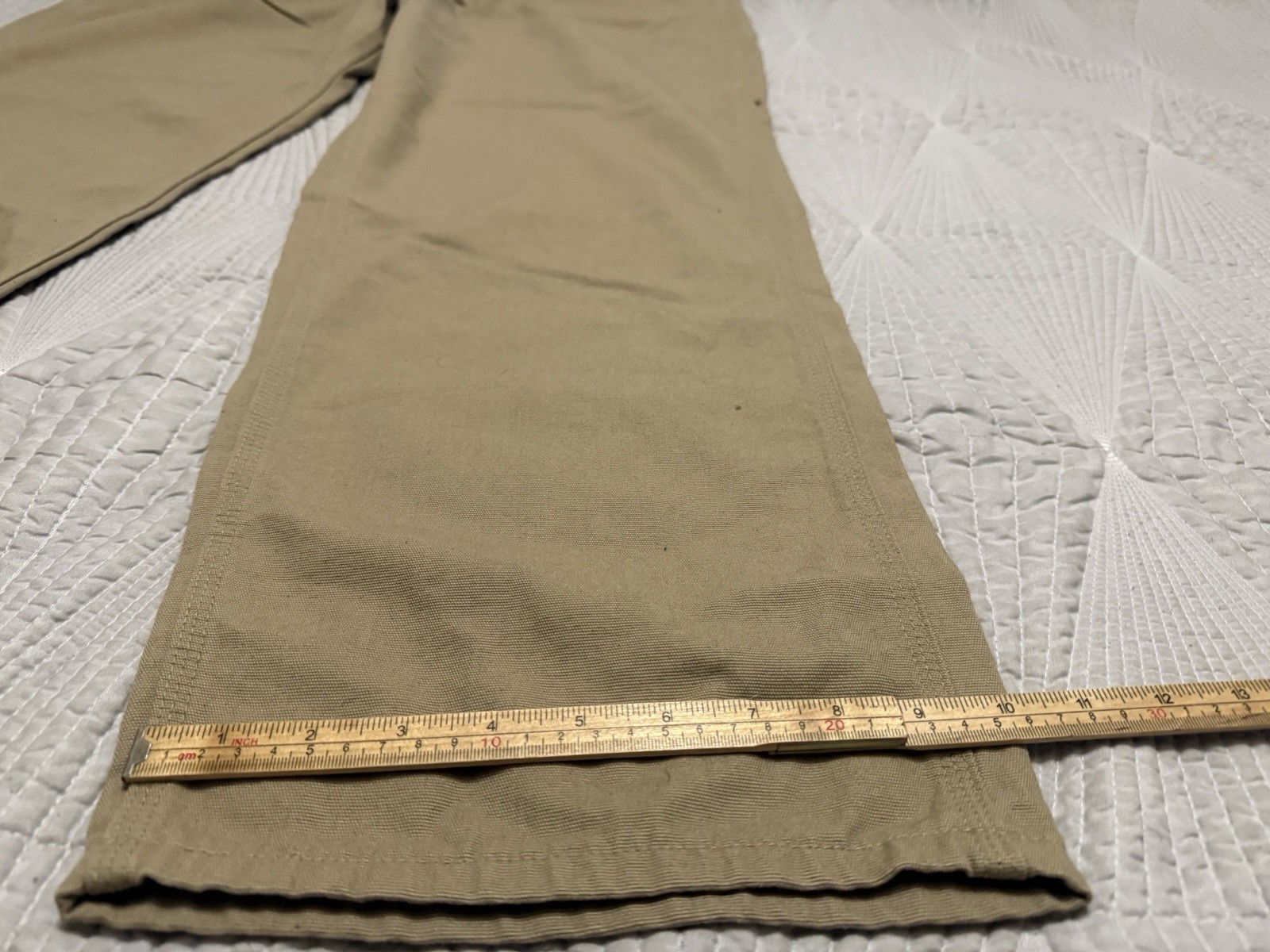 Carhartt FR Flame Resistant Canvas Cargo Workwear Pants Men 40 X 30 Tan Pockets