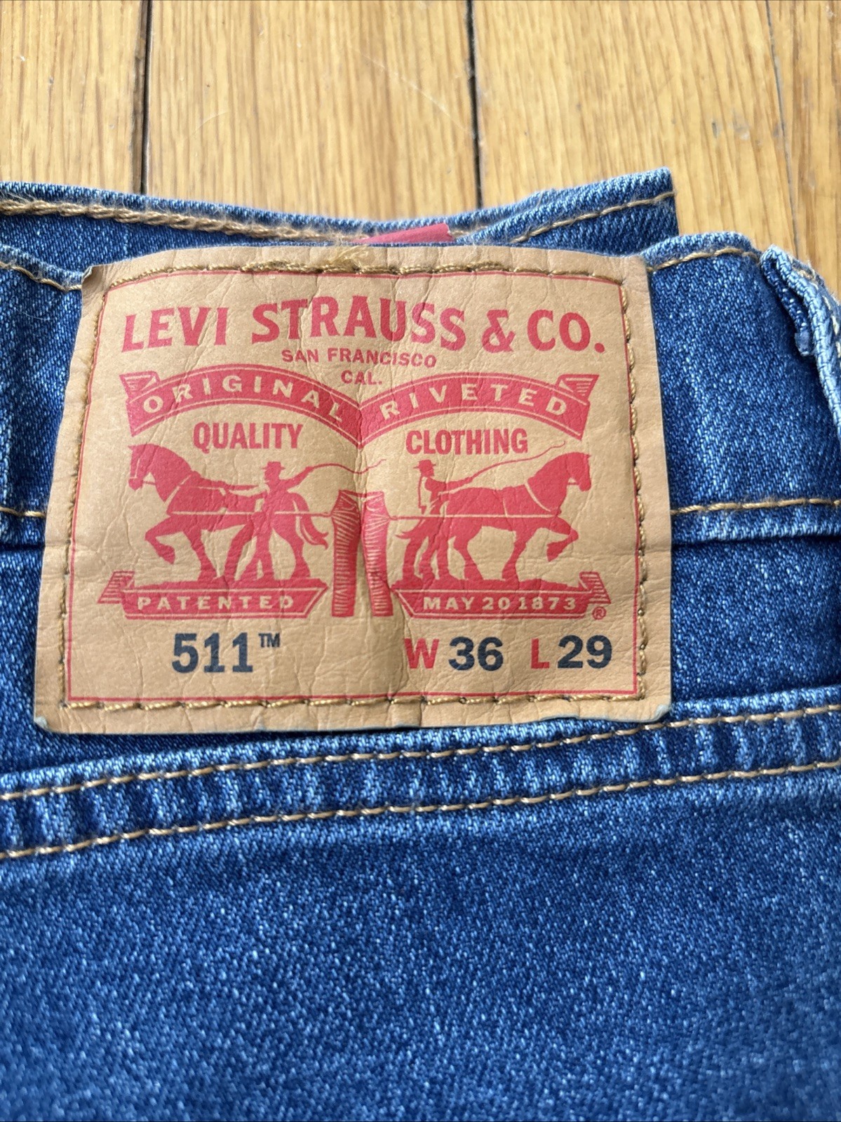 Levi’s 511 Slim Fit Men’s Jeans Stretch, 36×29, Red Tag, NWT