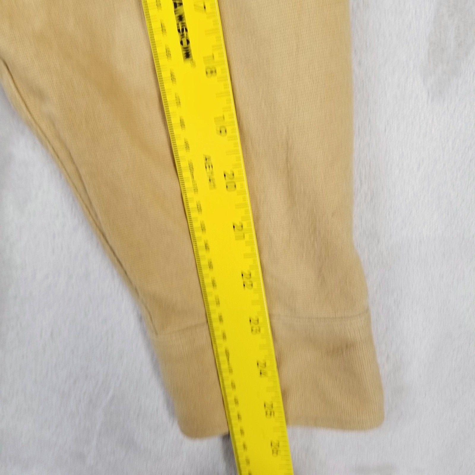 Cabelas Chamois Work Shirt Tan Cotton Long Sleeve Button Up Mens Large Tall