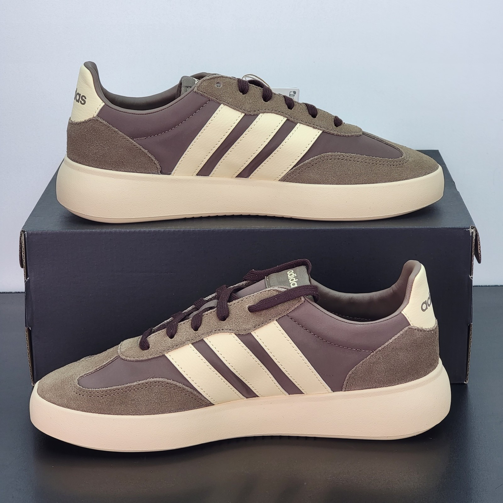 Adidas Barreda Men’s Size 13 Athletic Shoes Brown Footwear Casual Sneakers