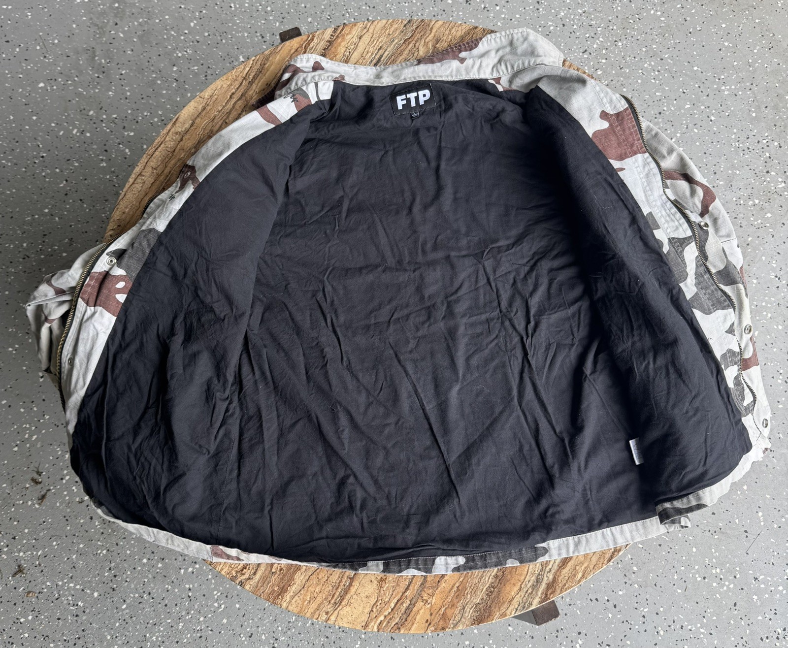 FTP “Sure Shot” BDU snow camo jacket rare camo pattern
