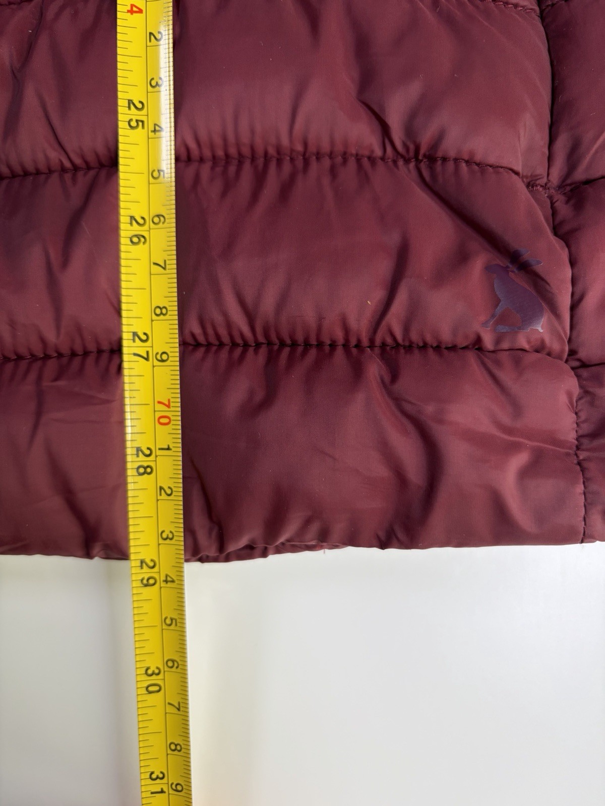 Joules Mens Puffer Gilet Jacket Burgundy Size XL, Hiking,walking, Quilted Warm.