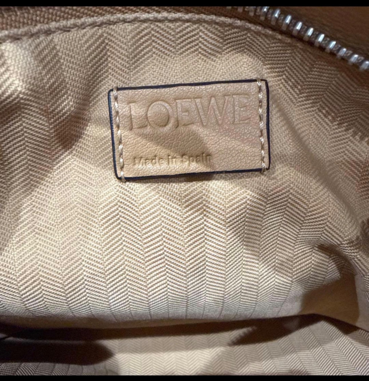 Rare LOEWE Puzzle Bumbag Small Tan Brown Unisex