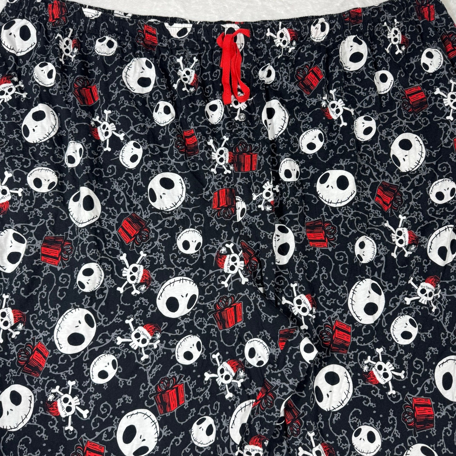 Disney The Nightmare Before Christmas Men’s 7XL Jack Skellington Lounge Pajama