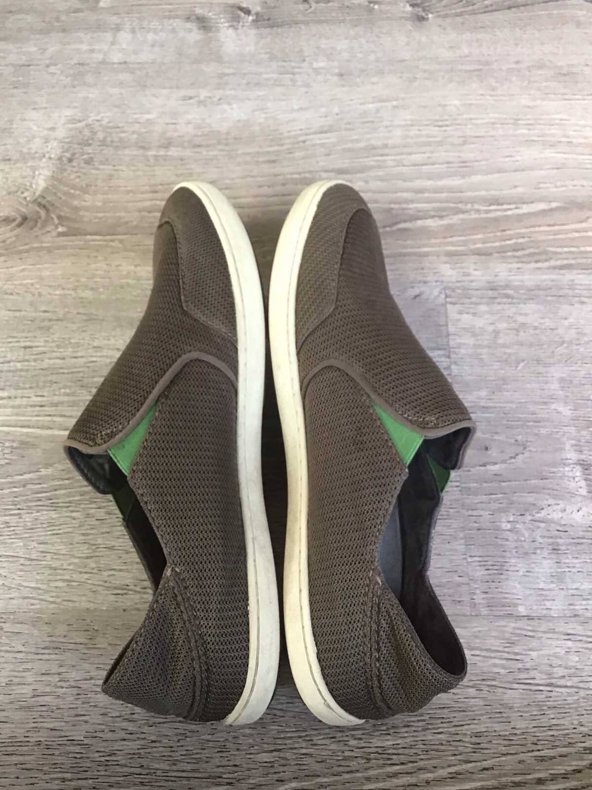 Olukai Nohea Mesh Slip‑On Dark Brown Comfort Casual Men’s Size 9.5 Shoes